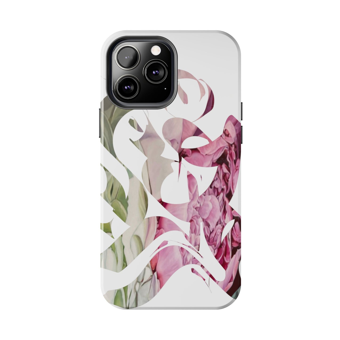 Phone Case - Garden Persian Calligraphy Design in Grey
