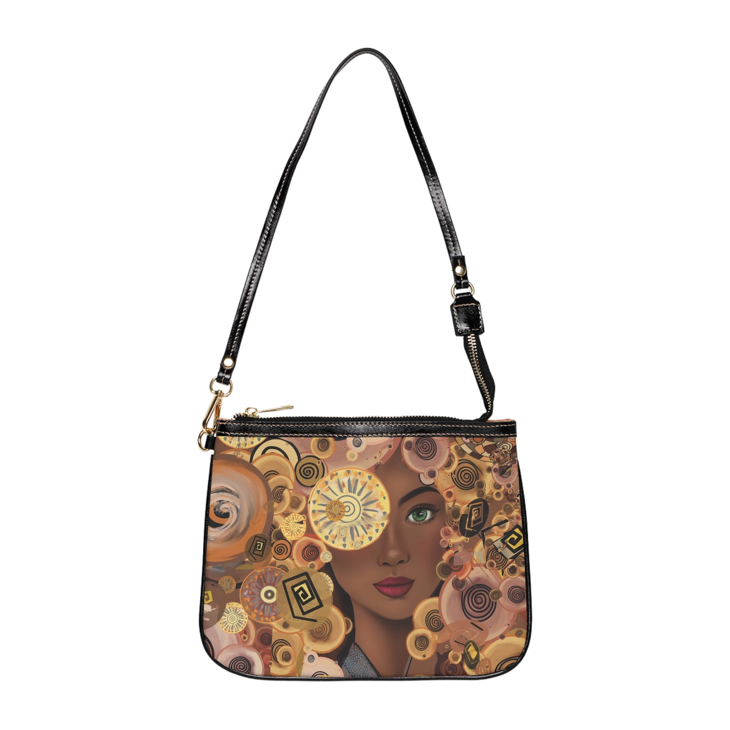 Persian art inspired beautiful girl Small Shoulder Bag