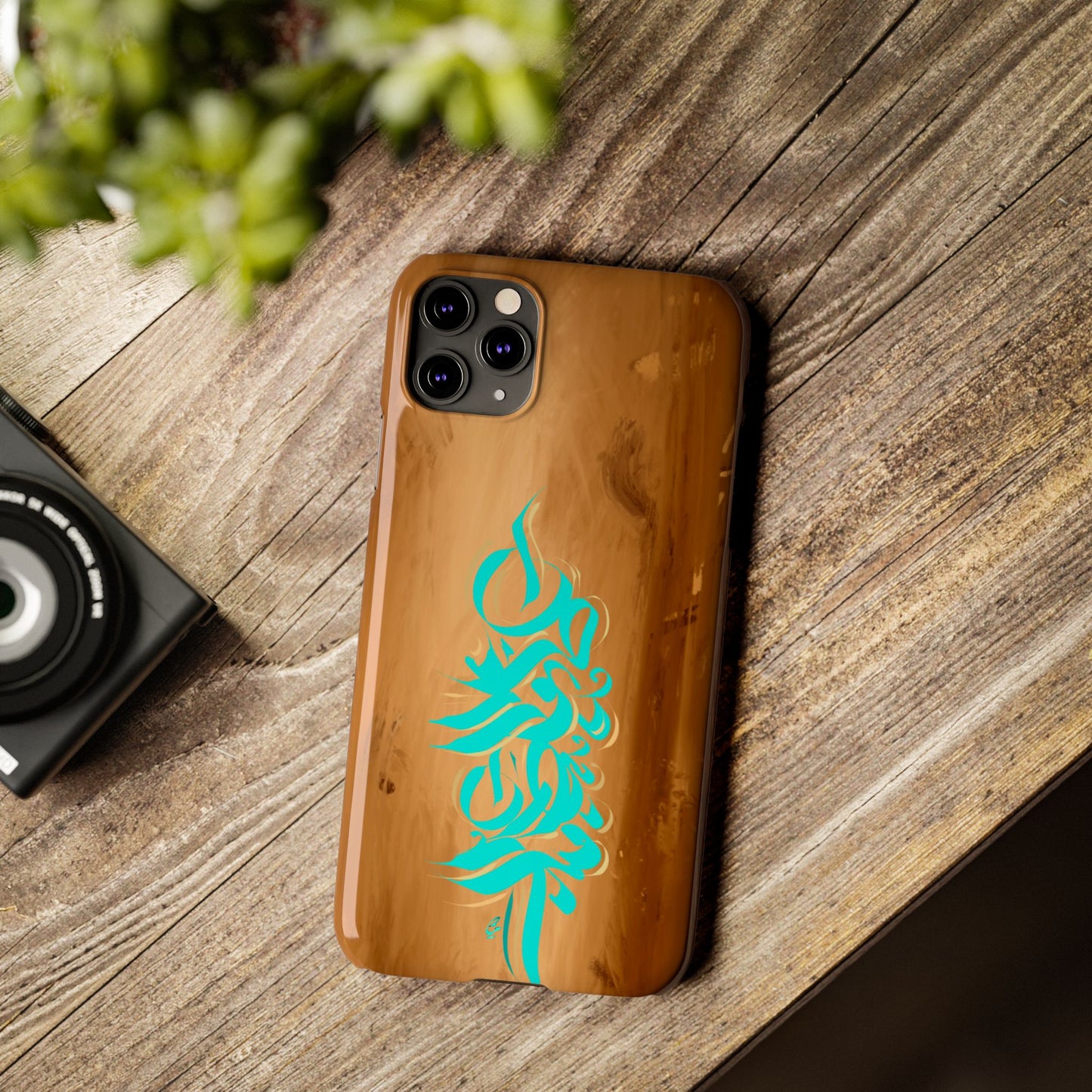 Modern Art  Slim Phone Case -LOVE