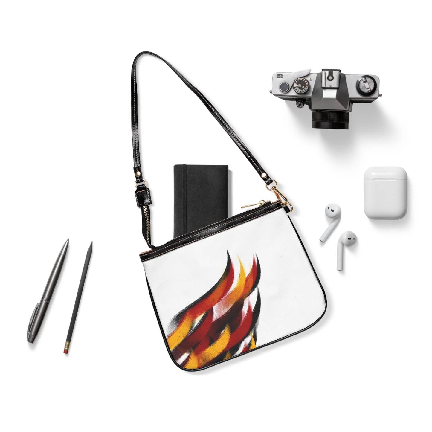 Persian Calligraphy Art Small Shoulder Bag