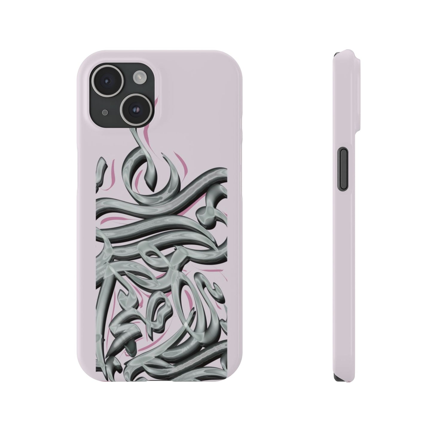 Modern Art  Slim Phone Case -LOVE,