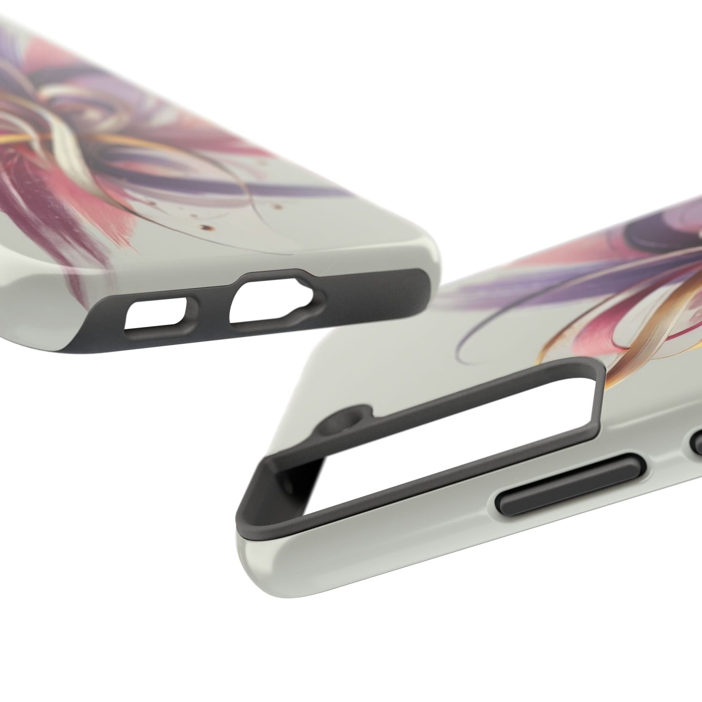 Phone Cases - Colorful Calligraphy Flower Chic Stylish Design