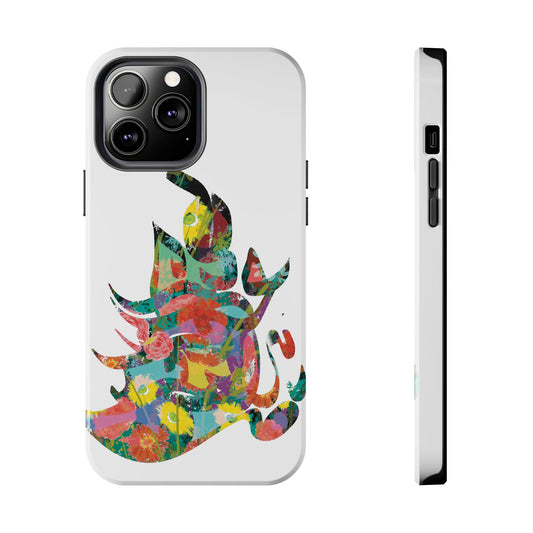 Phone Case - Flower Persian Calligraphy Design, Unique, Limited Edition