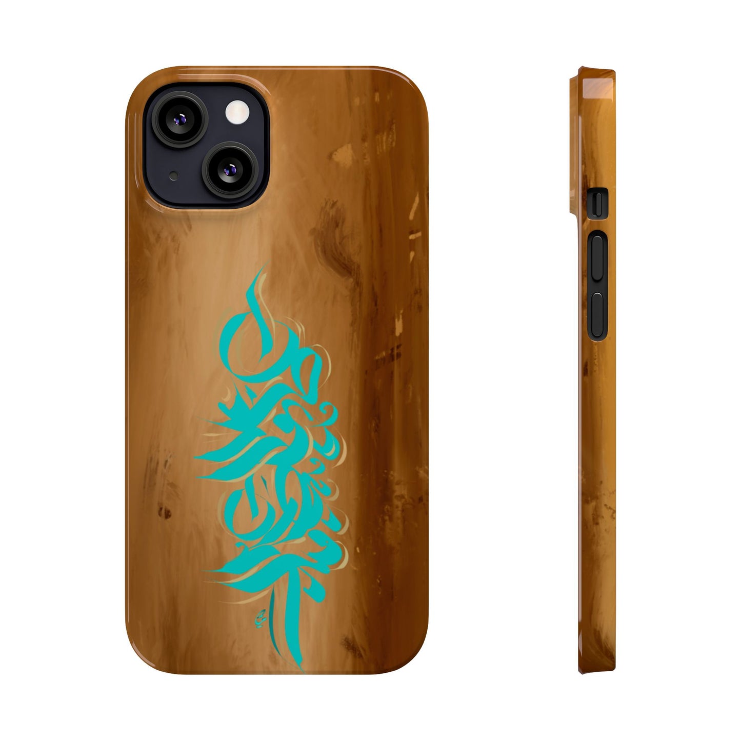 Modern Art  Slim Phone Case -LOVE