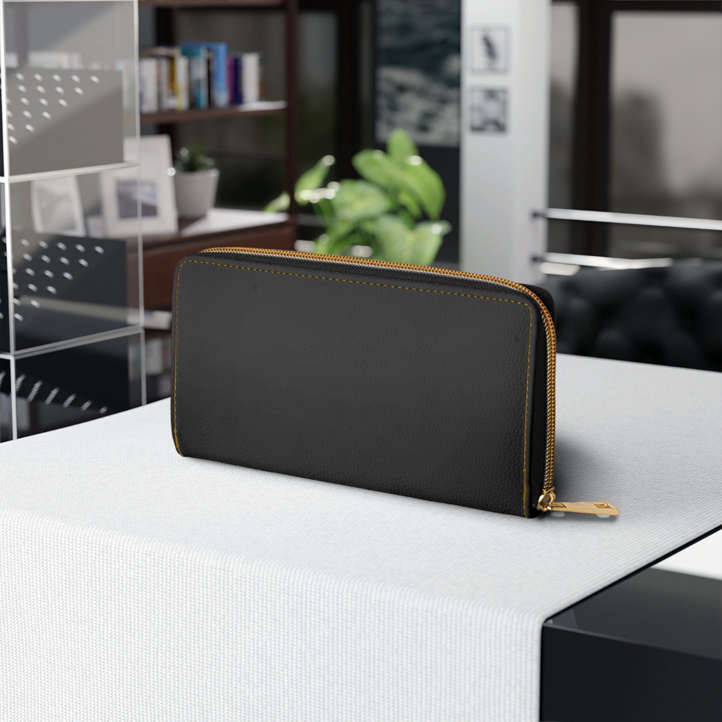 Calligraphy Zipper Wallet