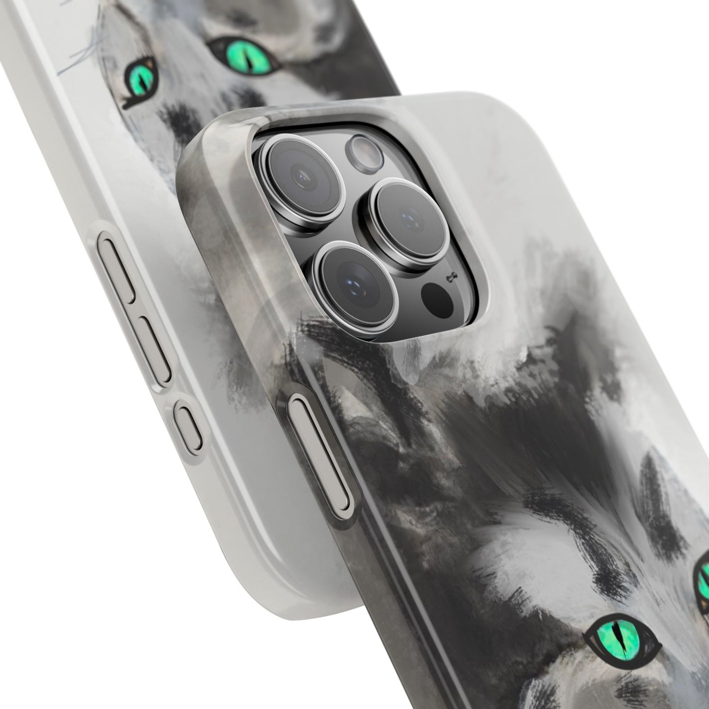 Modern Art Ink water painting  Slim Phone Case