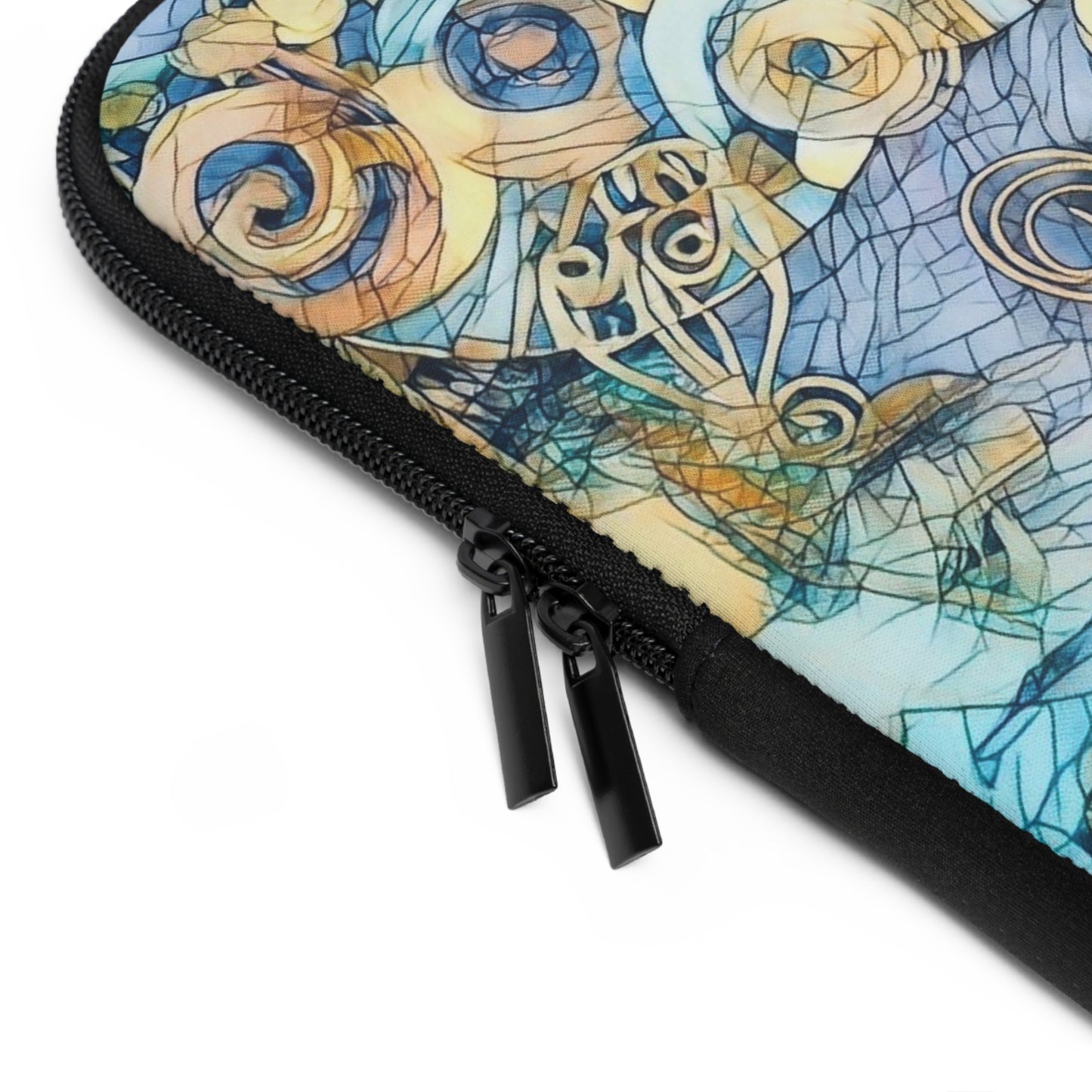 Laptop Sleeve - Ethereal Swirls Modern Digital Art Design