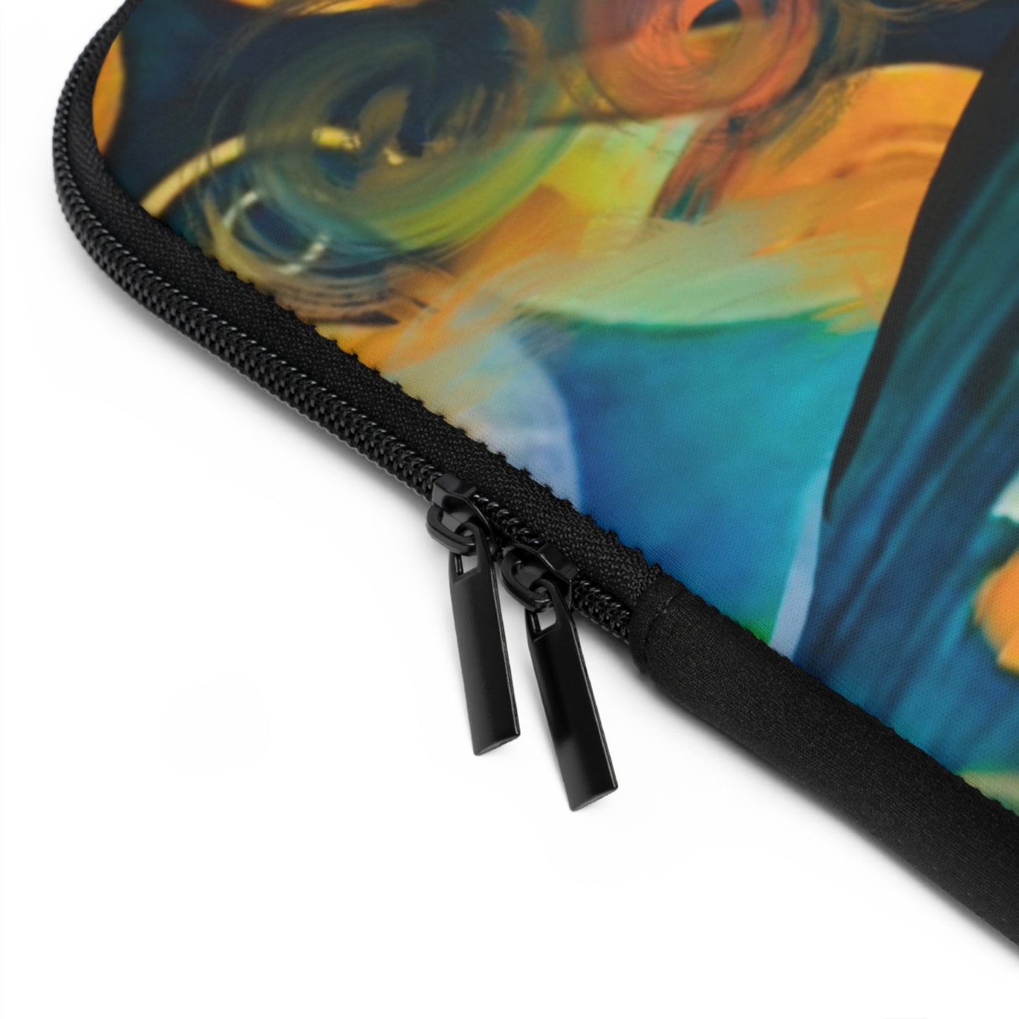 Laptop Sleeve - Ethereal Swirls Modern Digital Art Design...