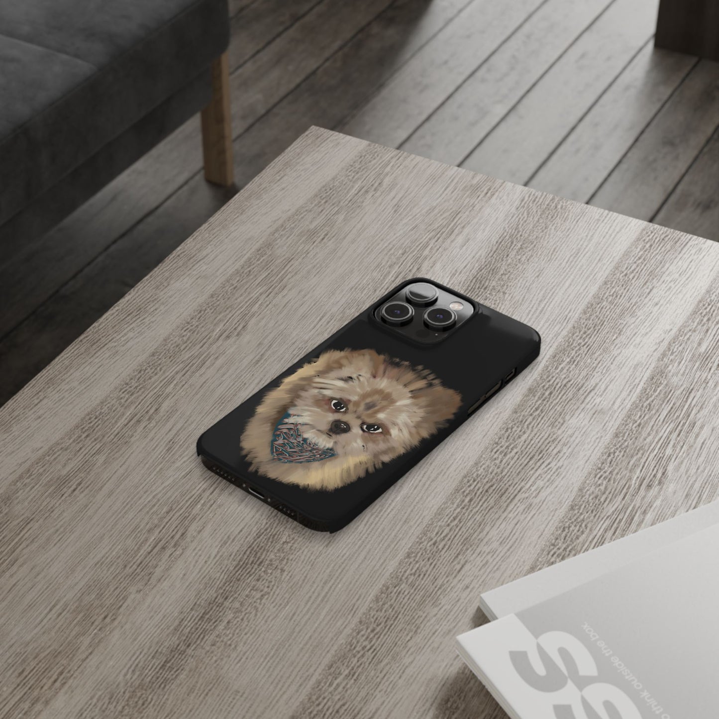 Copy of Copy of Copy of Copy of ' Modern Art  Slim Phone Case -LOVE I-