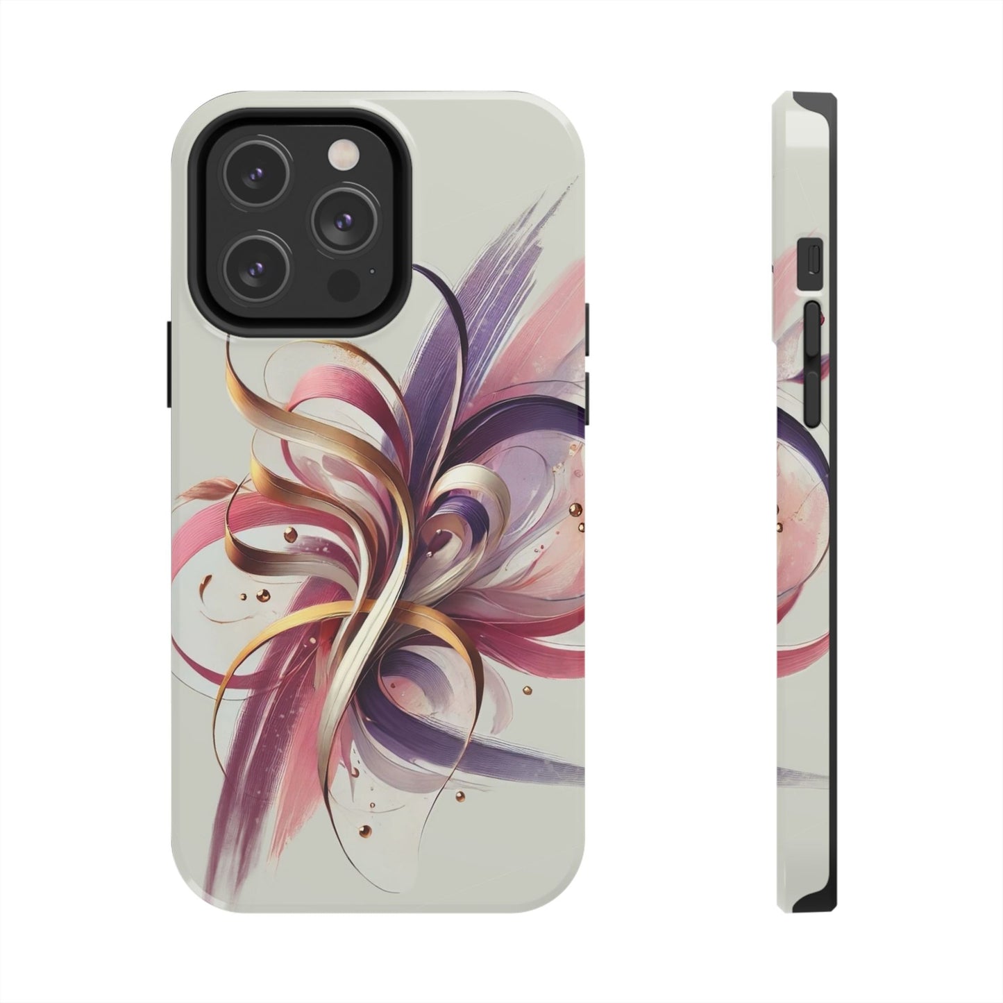 Phone Cases - Colorful Calligraphy Flower Chic Stylish Design