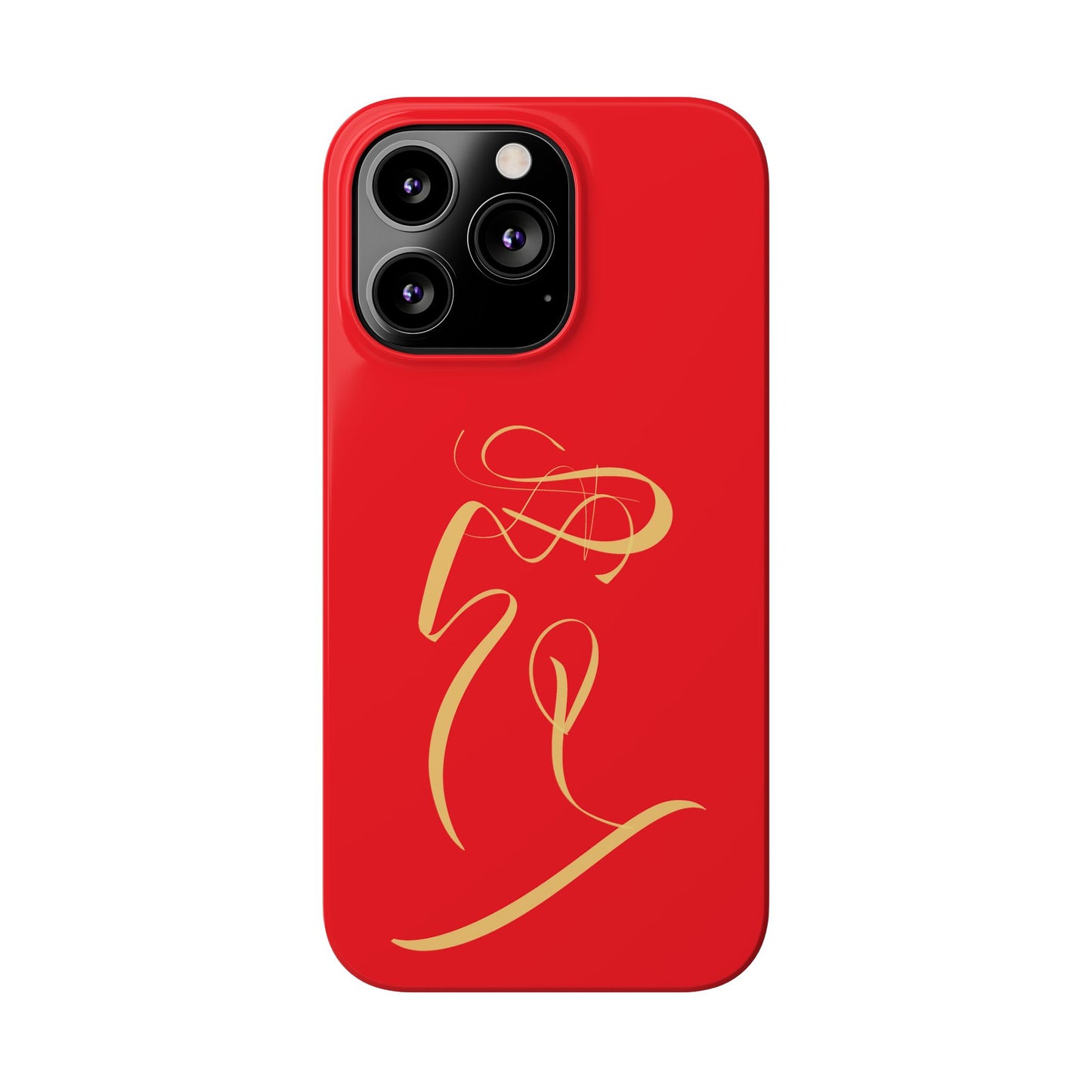 Modern Calligraphy Slim Phone Case -LOVE