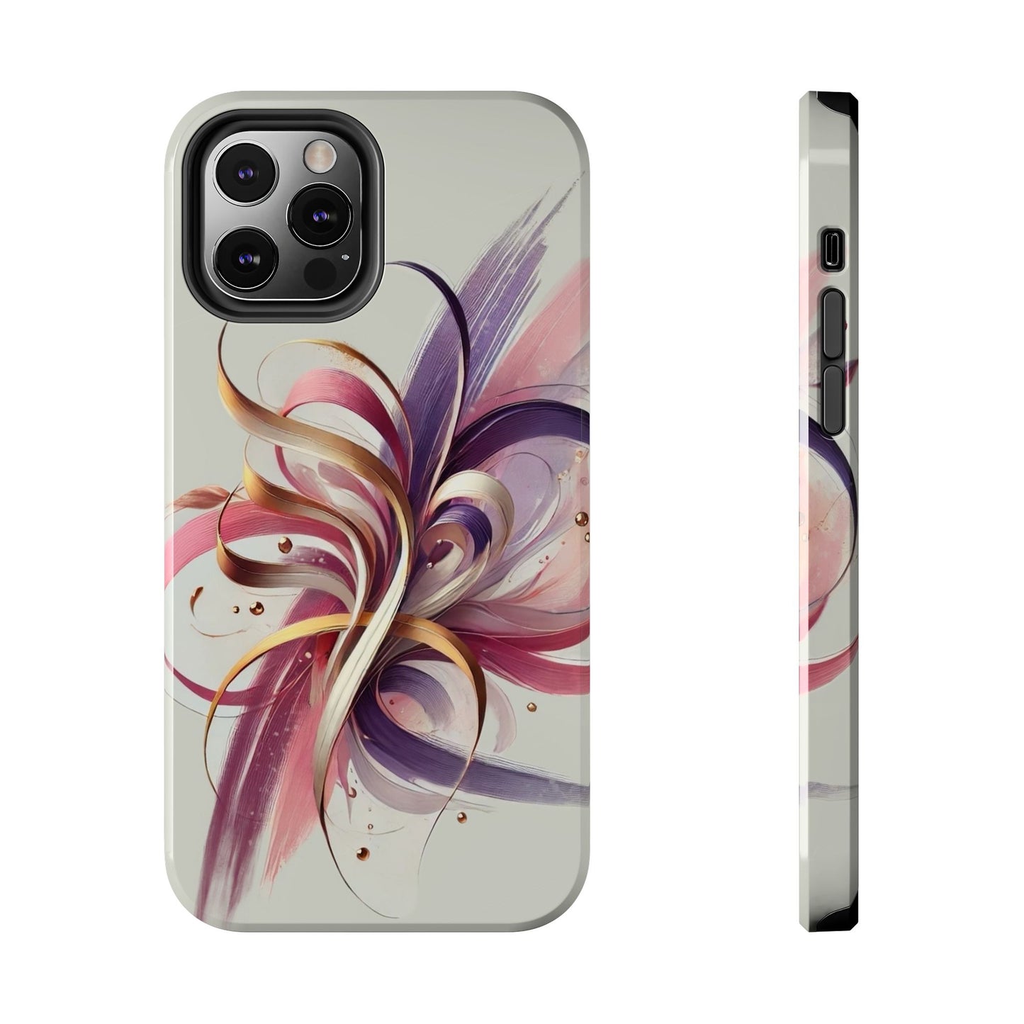 Phone Cases - Colorful Calligraphy Flower Chic Stylish Design