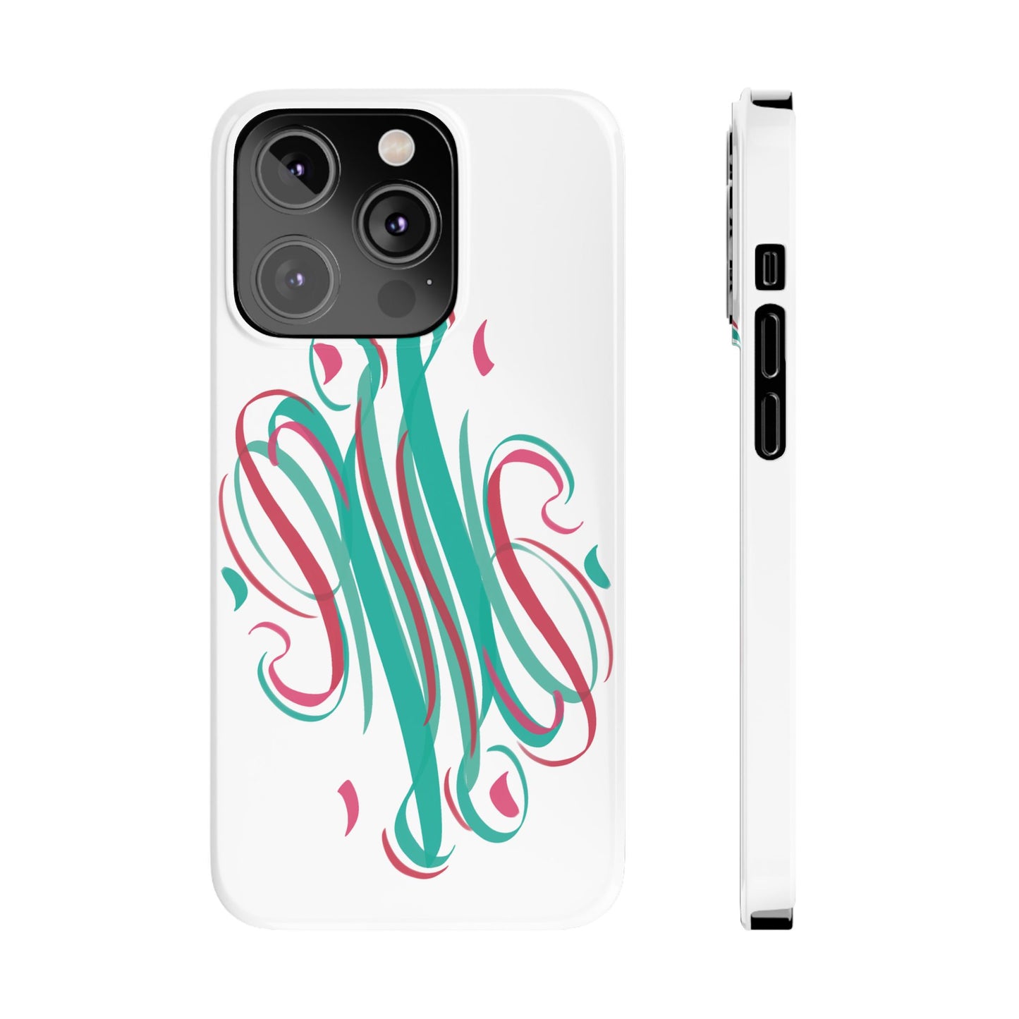 Spring inspired Modern Art  Slim Phone Case -,