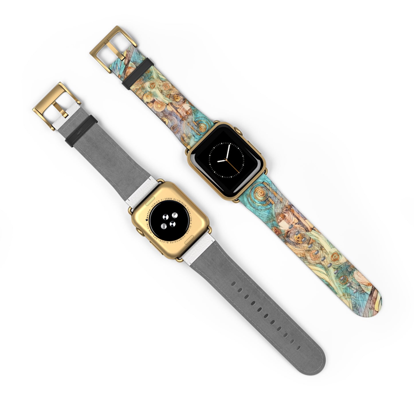 Artistic Floral Watch Band - Elegant Design for Everyday Wear