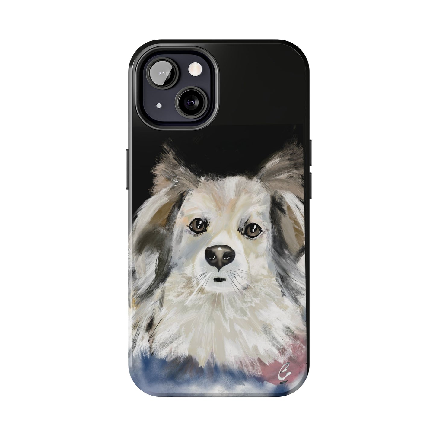 Dog Watercolor Tough Phone Case