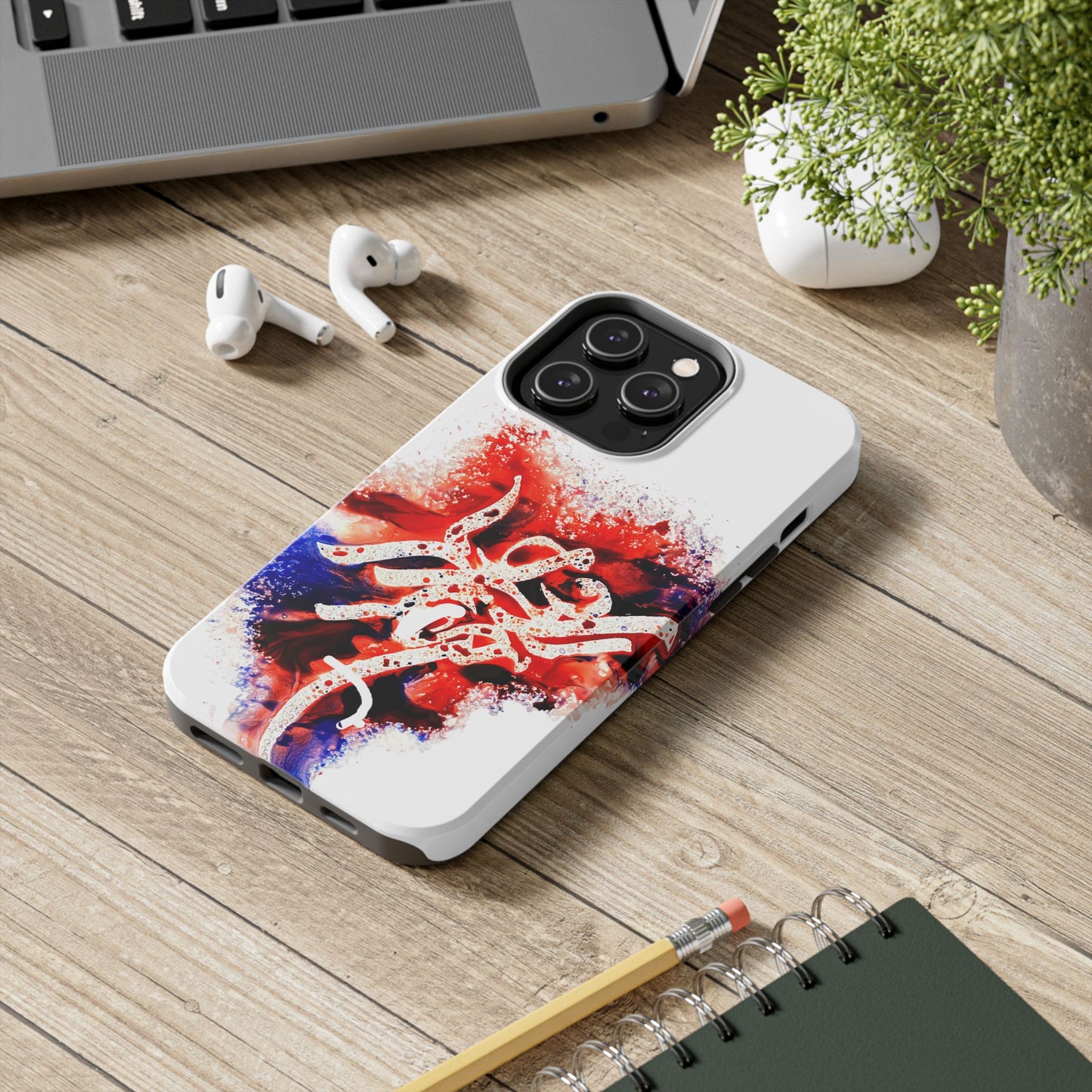 Candle Calligraphy Phone Case - Persian Art Inspired Beautiful Girl Design