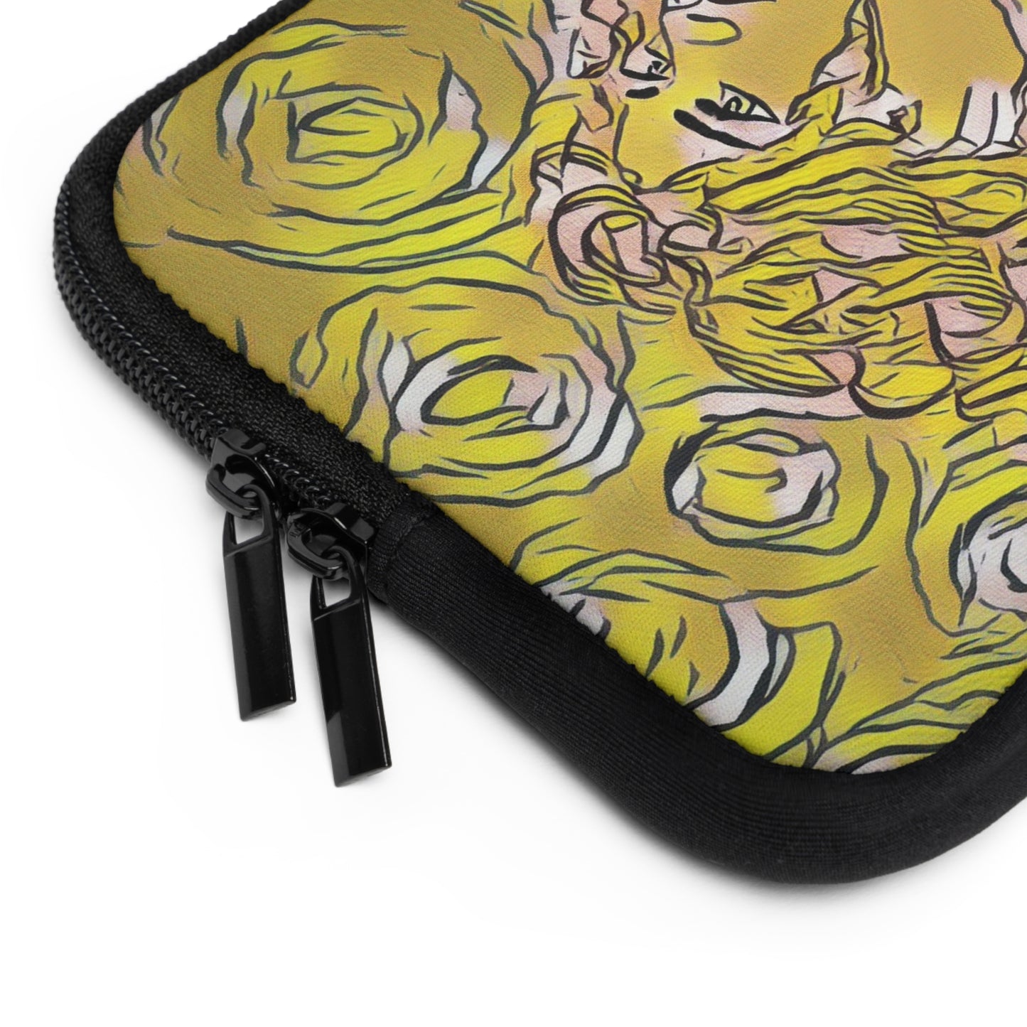 Laptop Sleeve -Modern Digital Calligraphy Art Design