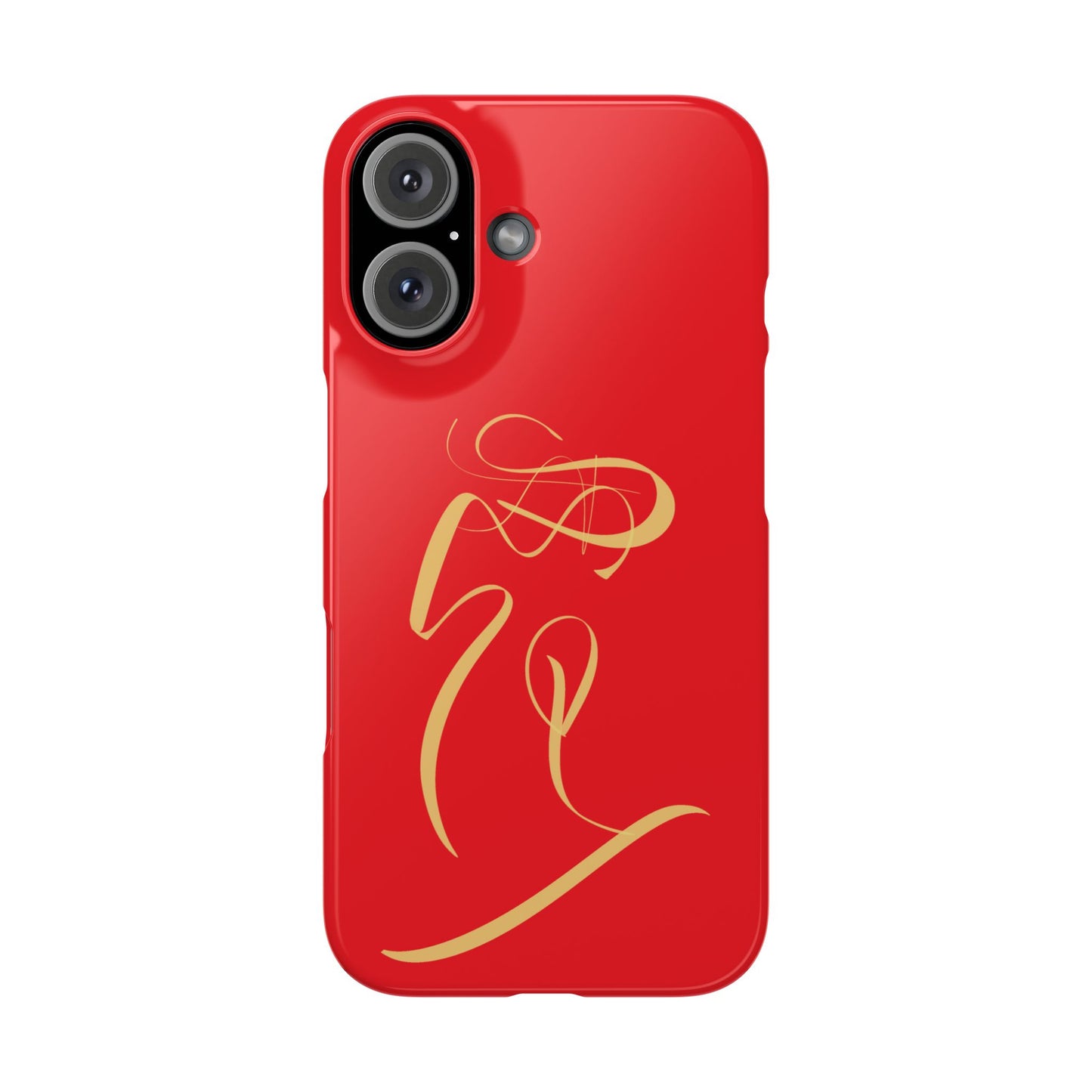 Modern Calligraphy Slim Phone Case -LOVE