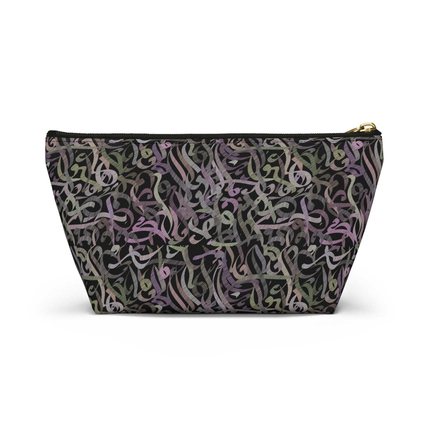 Modern calligraphy Accessory Pouch w T-bottom