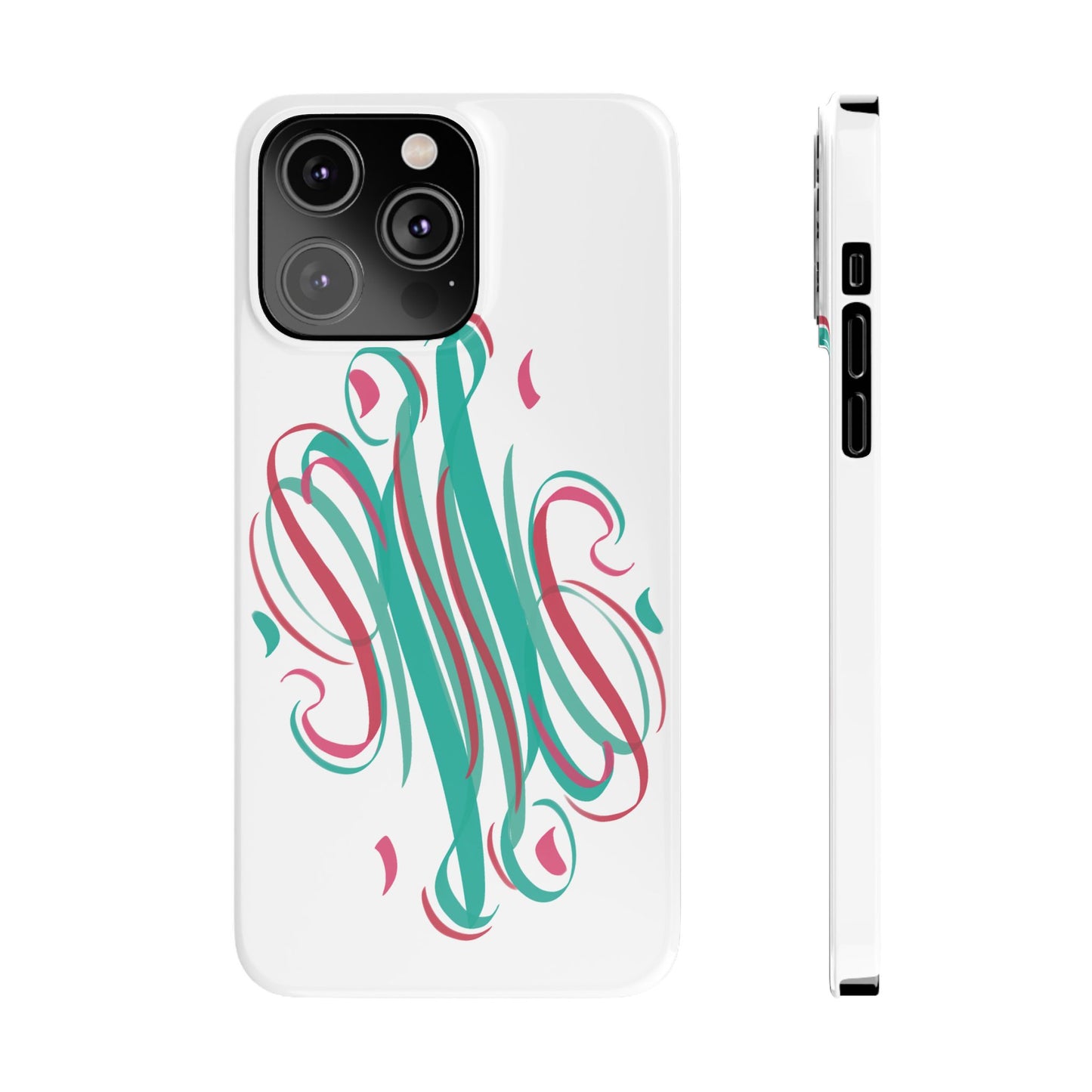 Spring inspired Modern Art  Slim Phone Case -,
