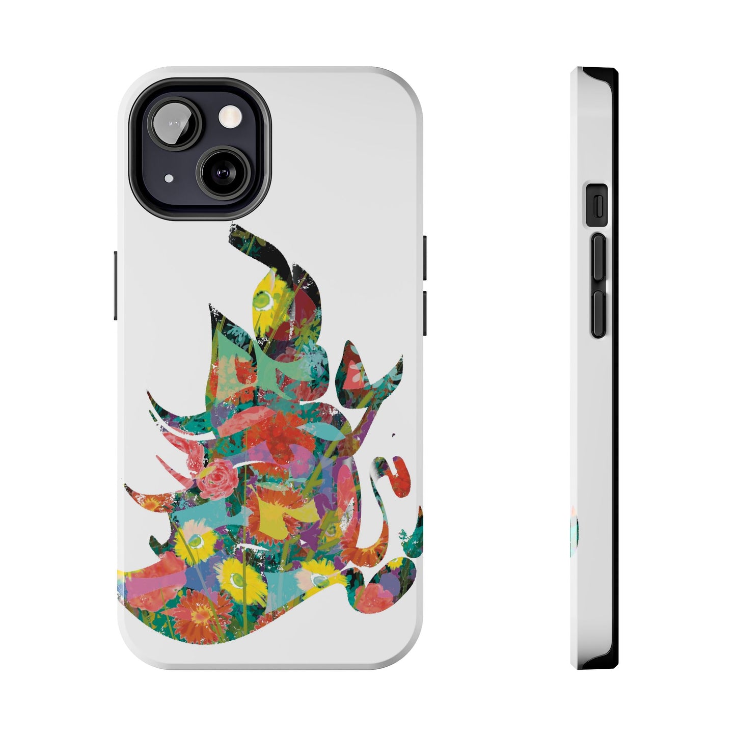 Phone Case - Flower Persian Calligraphy Design, Unique, Limited Edition