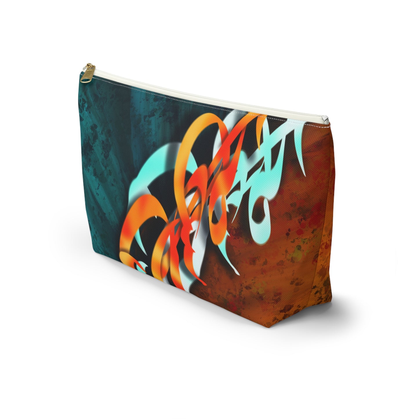 Persian Calligraphy Art Accessory Pouch w T-bottom