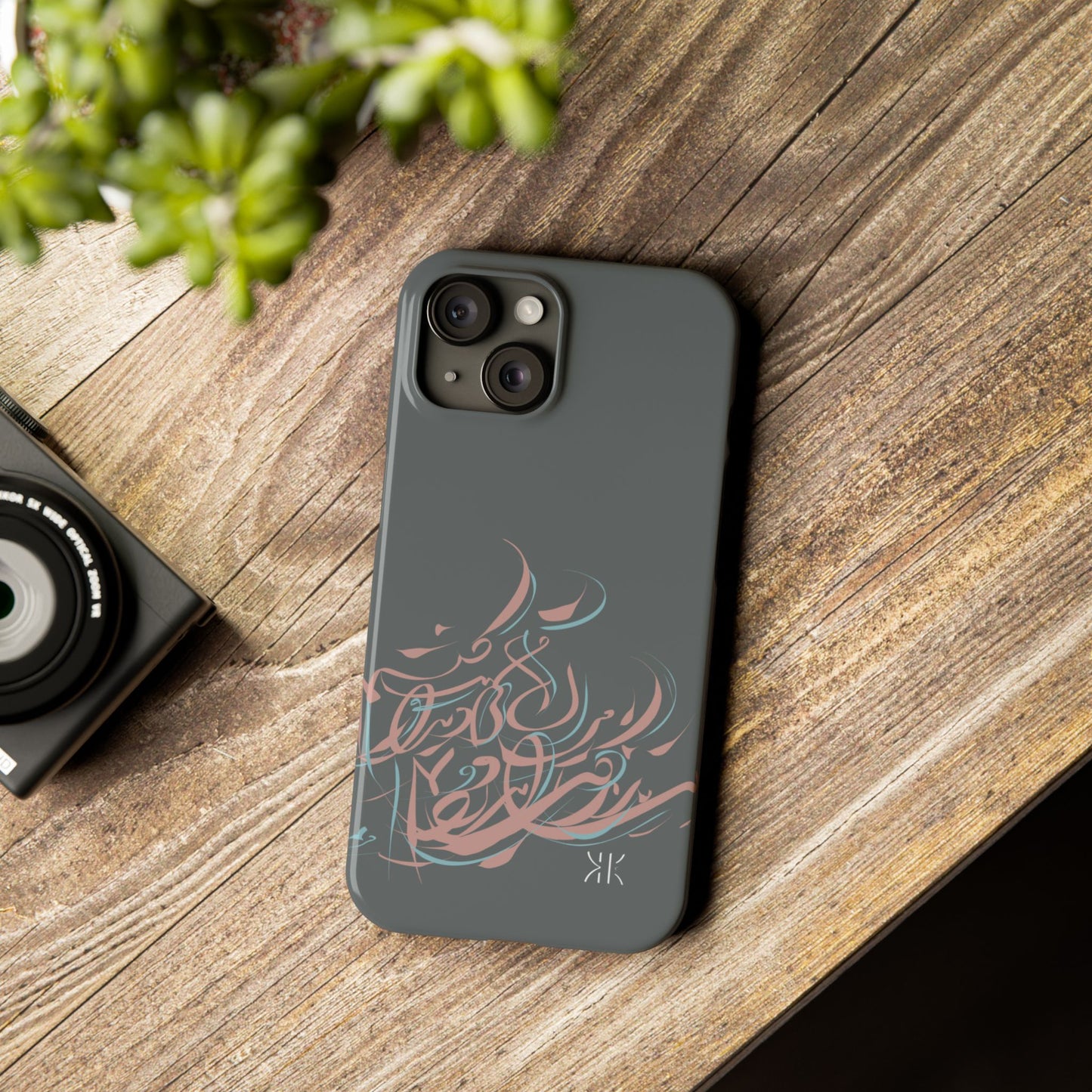 Modern Persian  Calligraphy Kalli K   Slim Phone Case