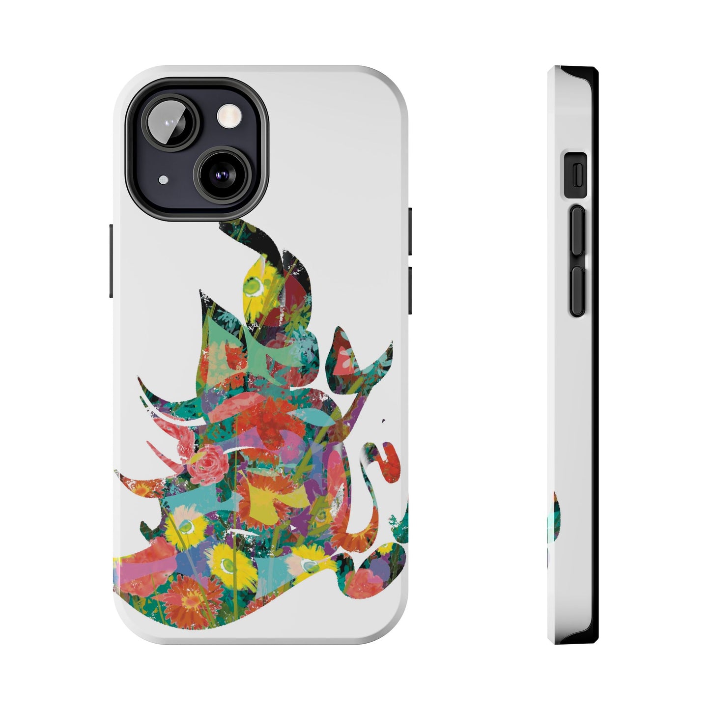 Phone Case - Flower Persian Calligraphy Design, Unique, Limited Edition