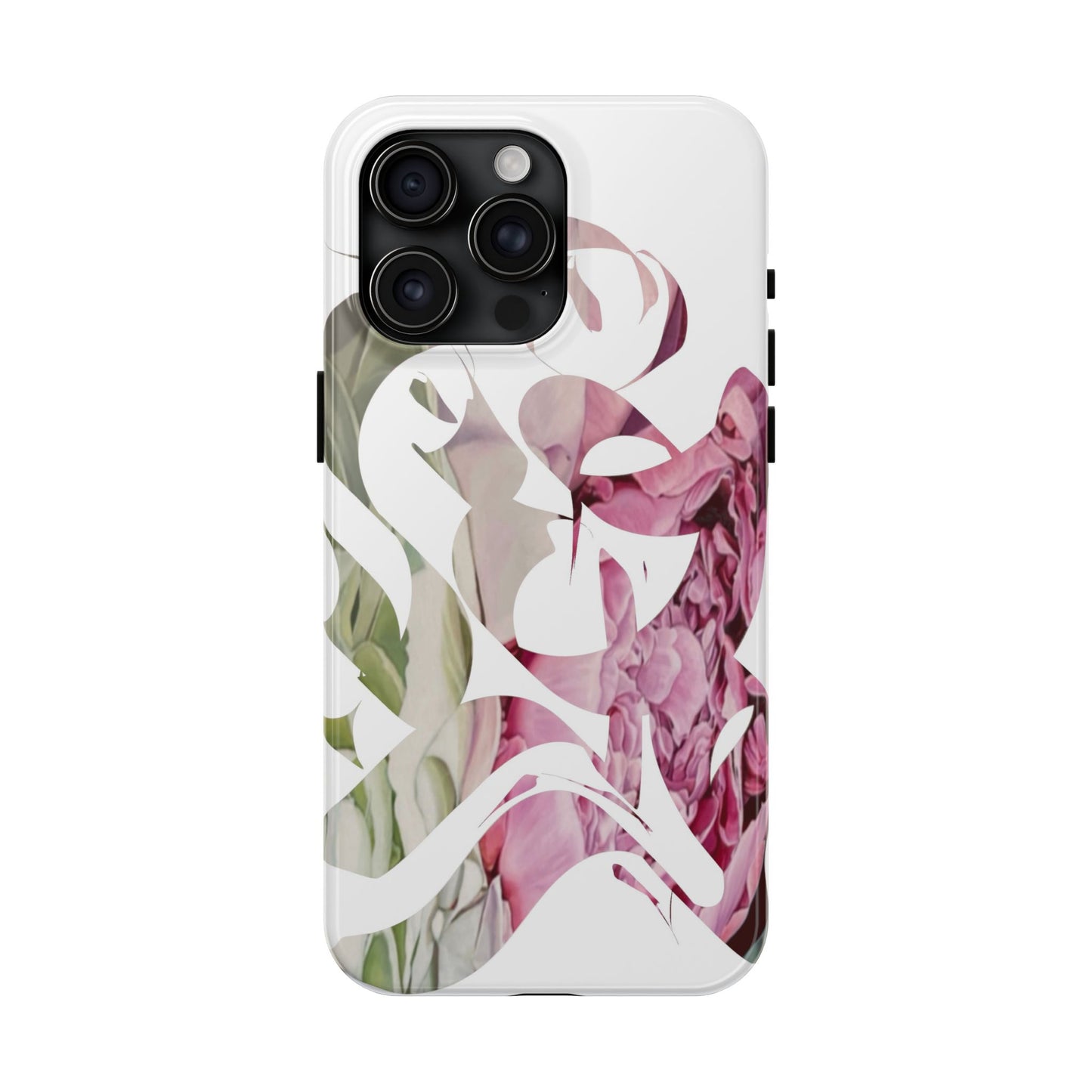 Phone Case - Garden Persian Calligraphy Design in Grey