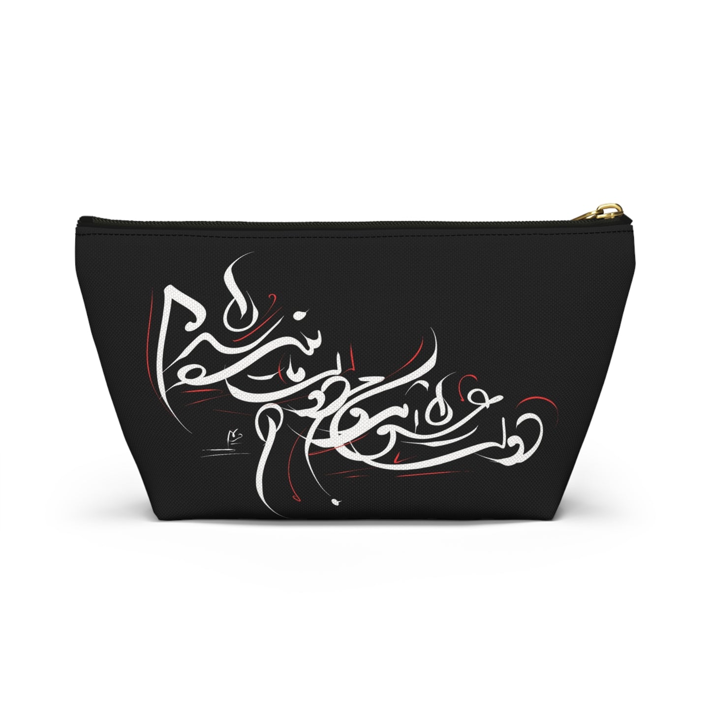 . Persian calligraphy Accessory Pouch w T-bottom