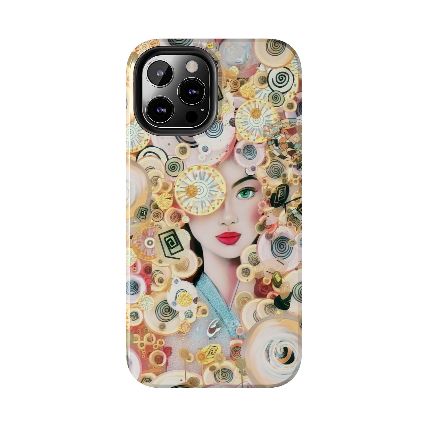 Phone Case - Persian Art Inspired Beautiful Girl Design
