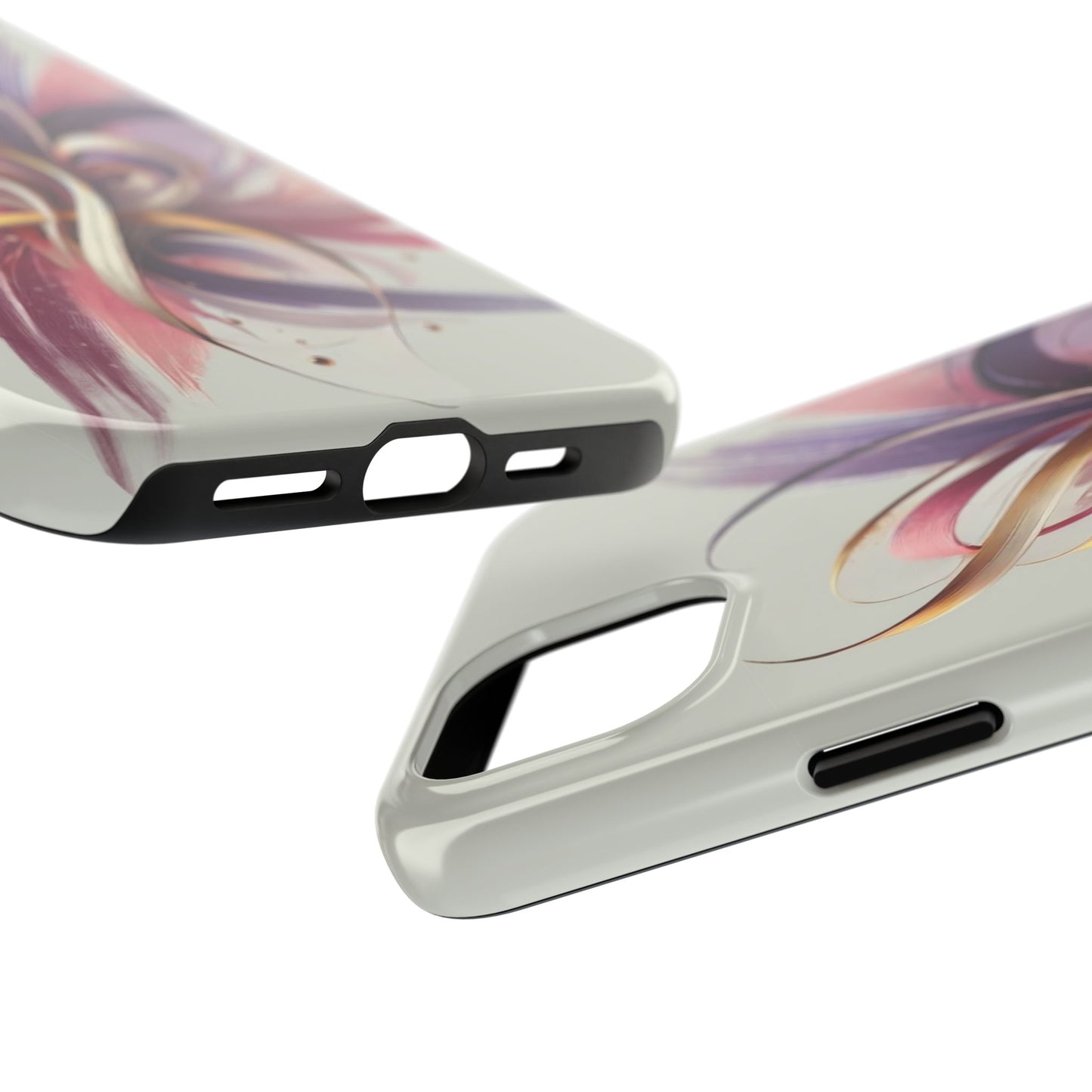 Phone Cases - Colorful Calligraphy Flower Chic Stylish Design