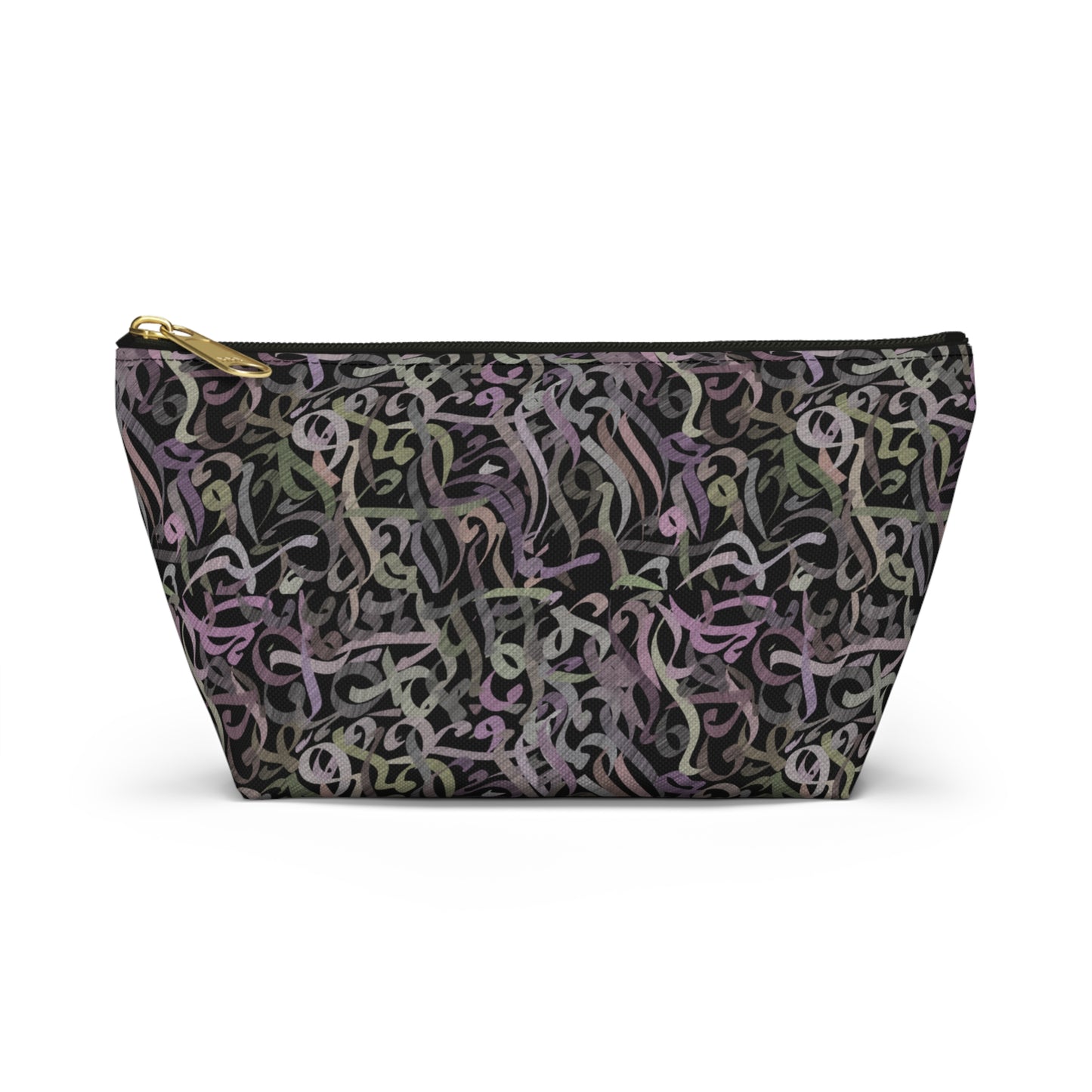 Modern calligraphy Accessory Pouch w T-bottom