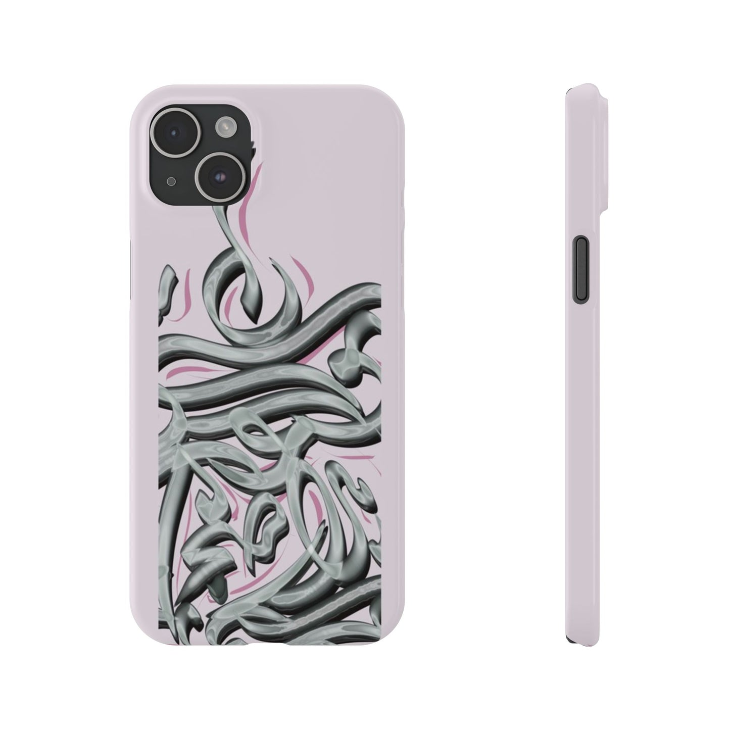 Modern Art  Slim Phone Case -LOVE,