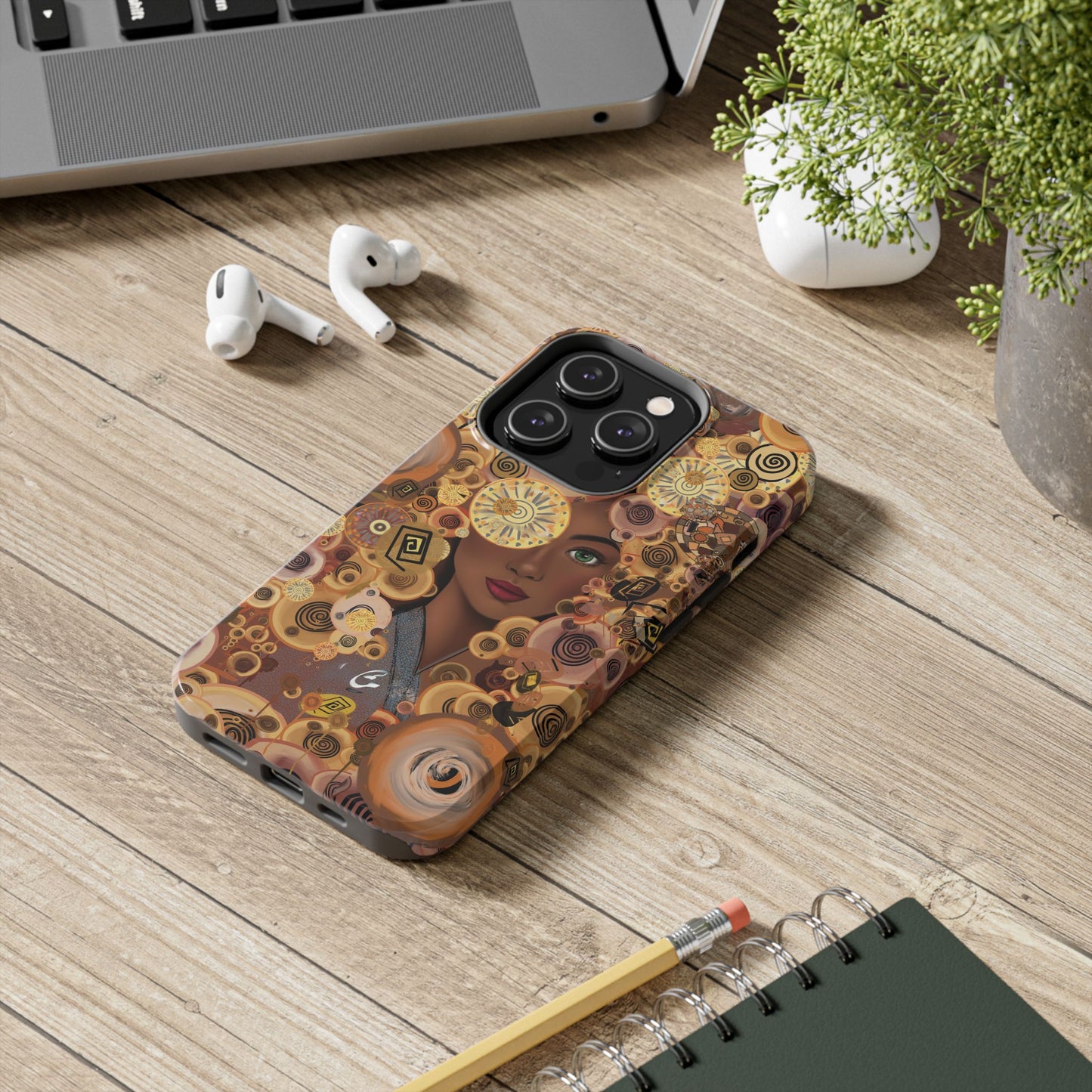 Phone Case - Persian Art Inspired Beautiful Girl Design