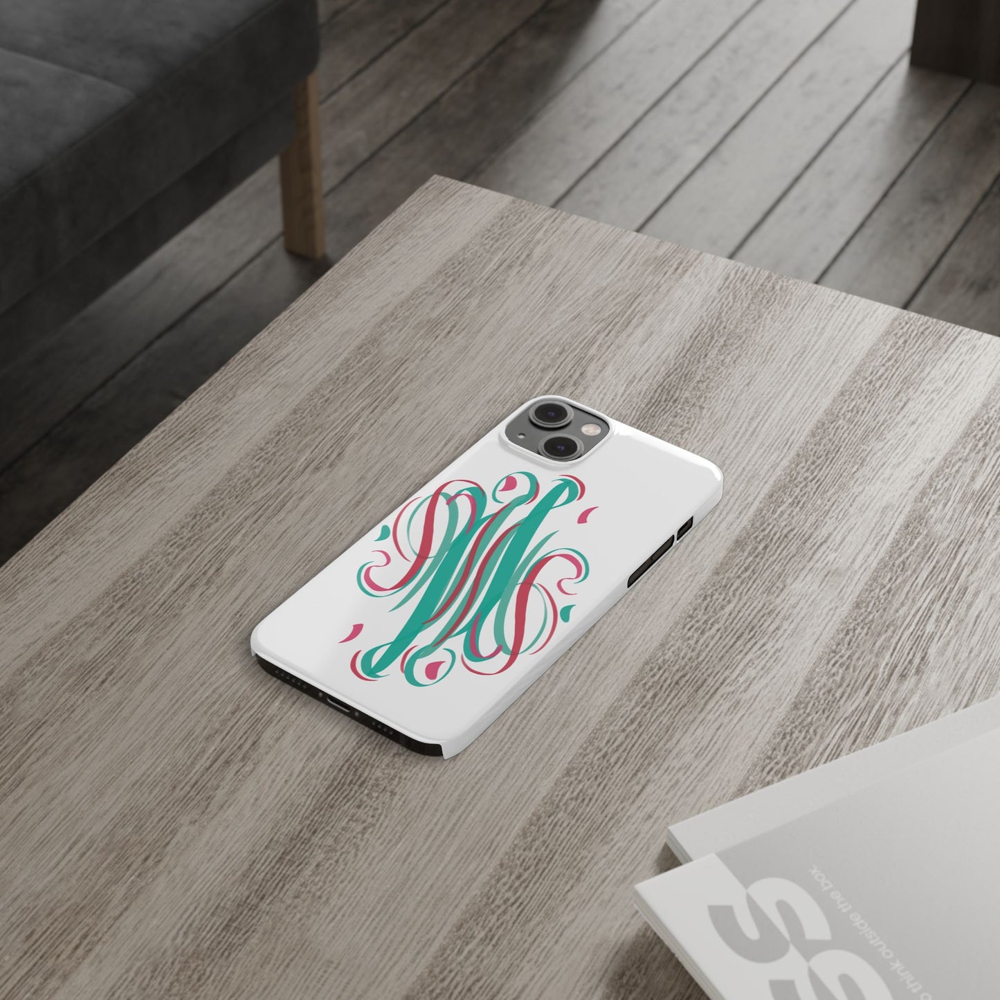 Spring inspired Modern Art  Slim Phone Case -,