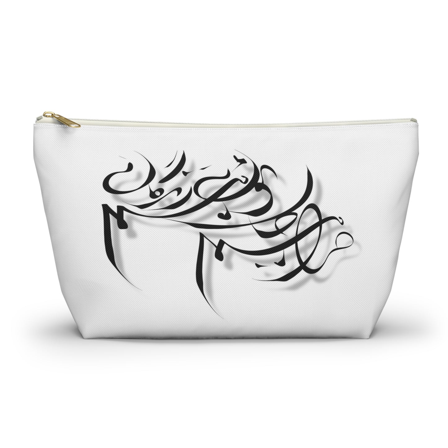 Modern calligraphy Accessory Pouch w T-bottom