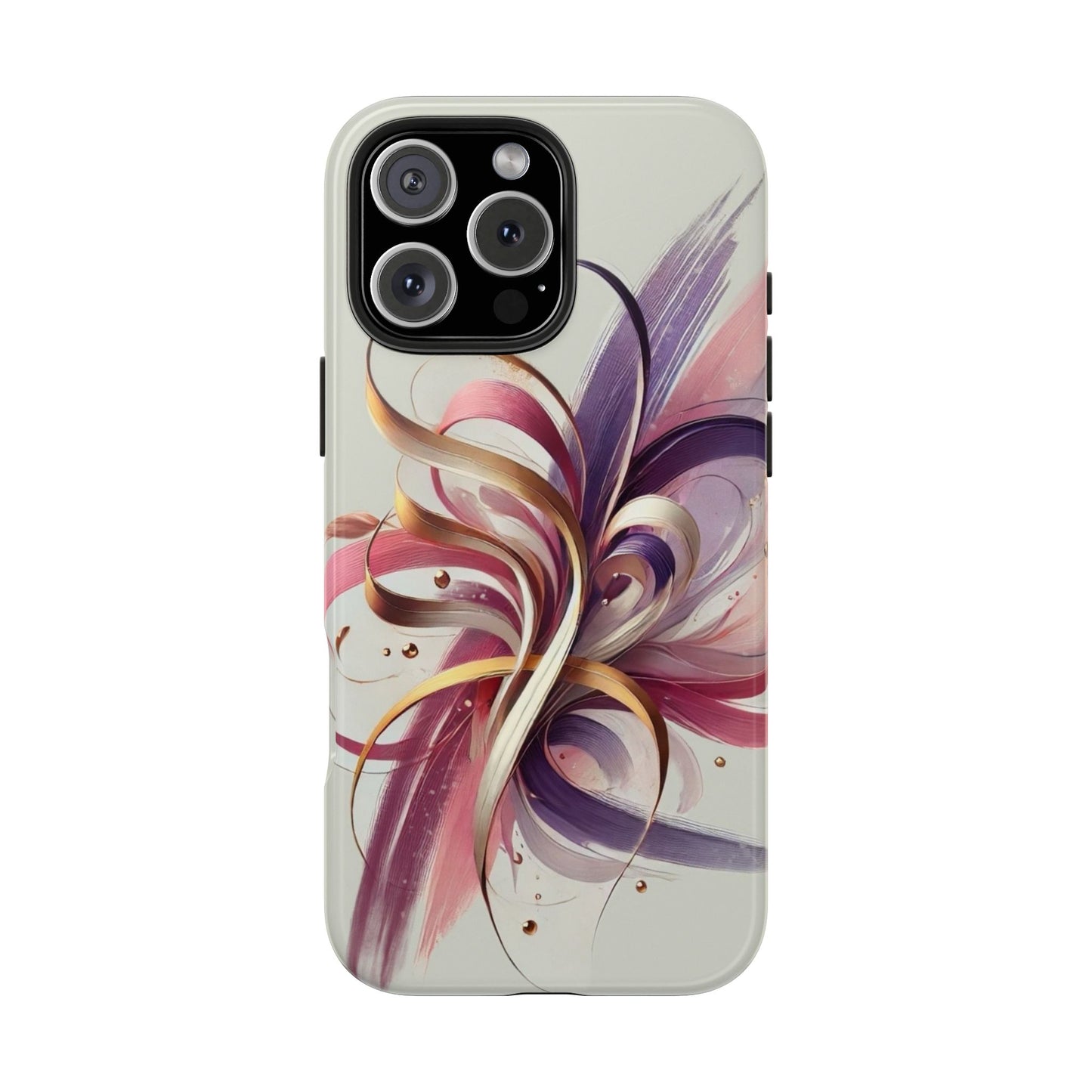 Phone Cases - Colorful Calligraphy Flower Chic Stylish Design