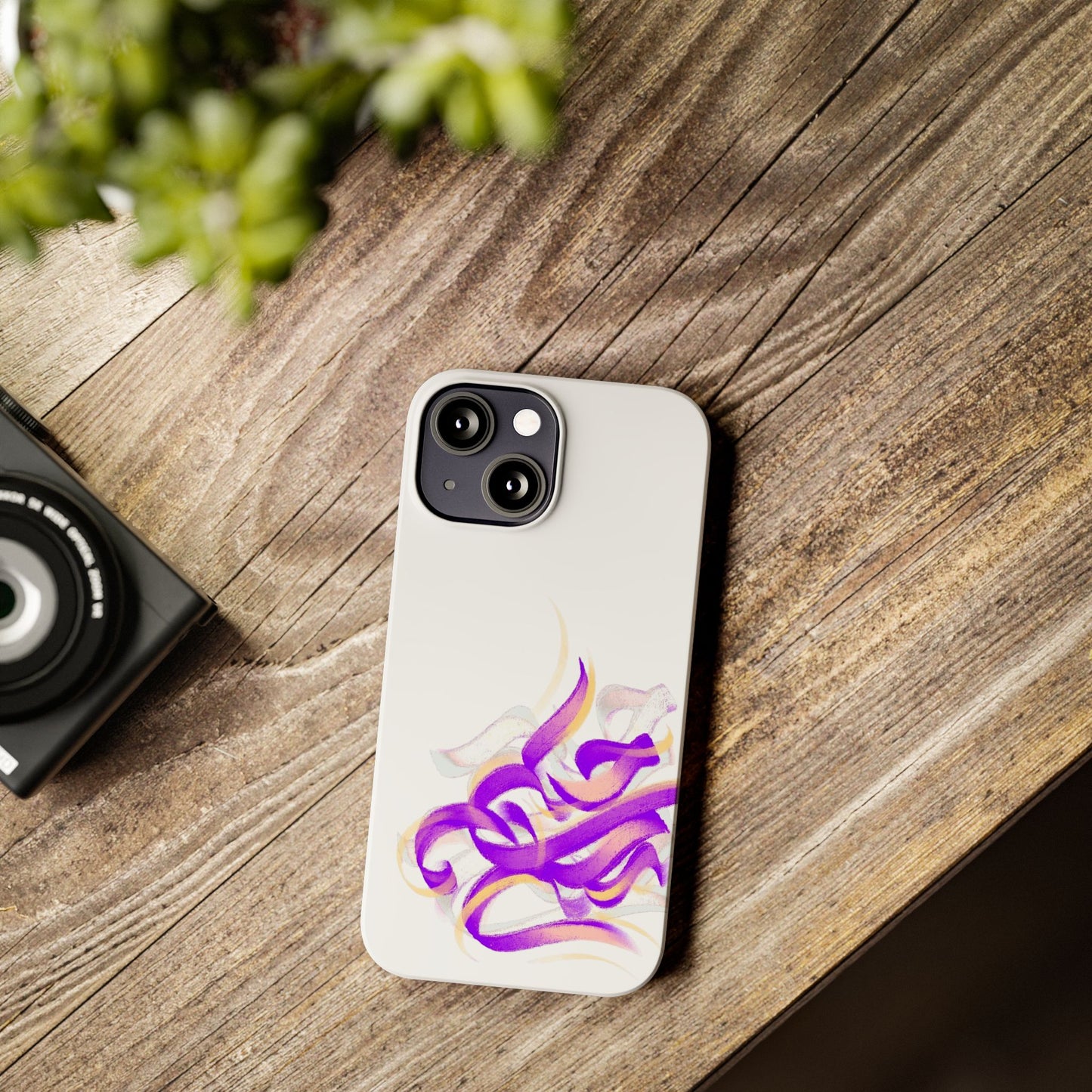 Copy of ' Modern Art  Slim Phone Case-Lily