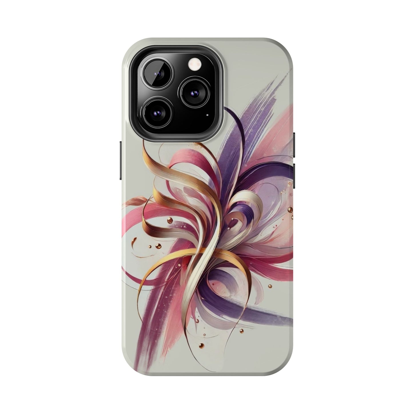 Phone Cases - Colorful Calligraphy Flower Chic Stylish Design