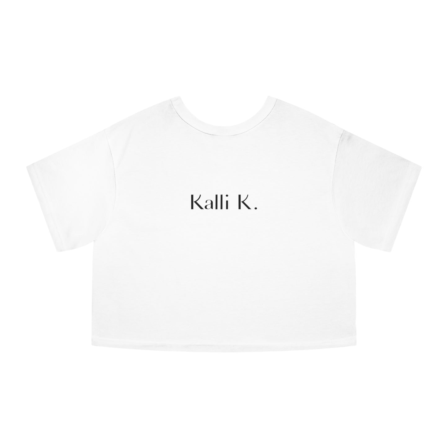 Kalli K X Champion Women's Eshgh “love” Cropped T-Shirt