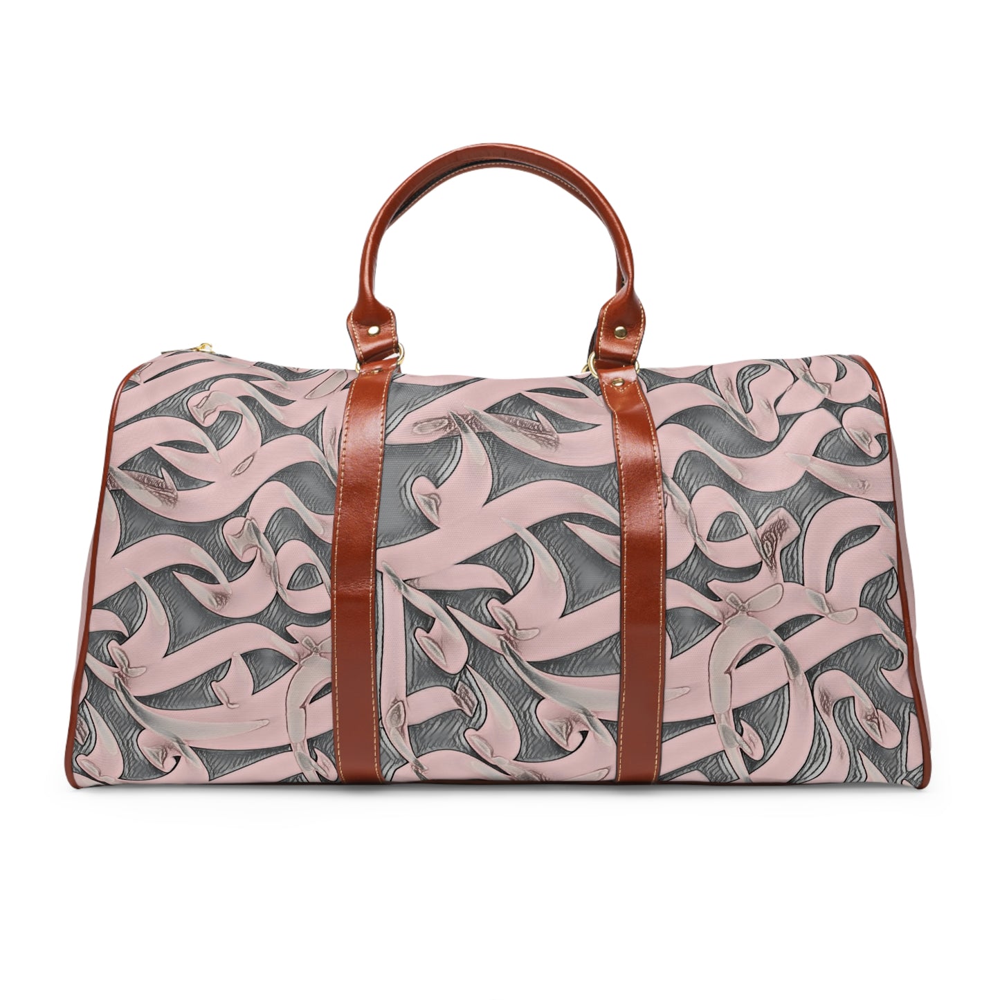 Vibrant Waterproof Travel Bag - Kalli K modern calligraphy - Perfect for Adventurers