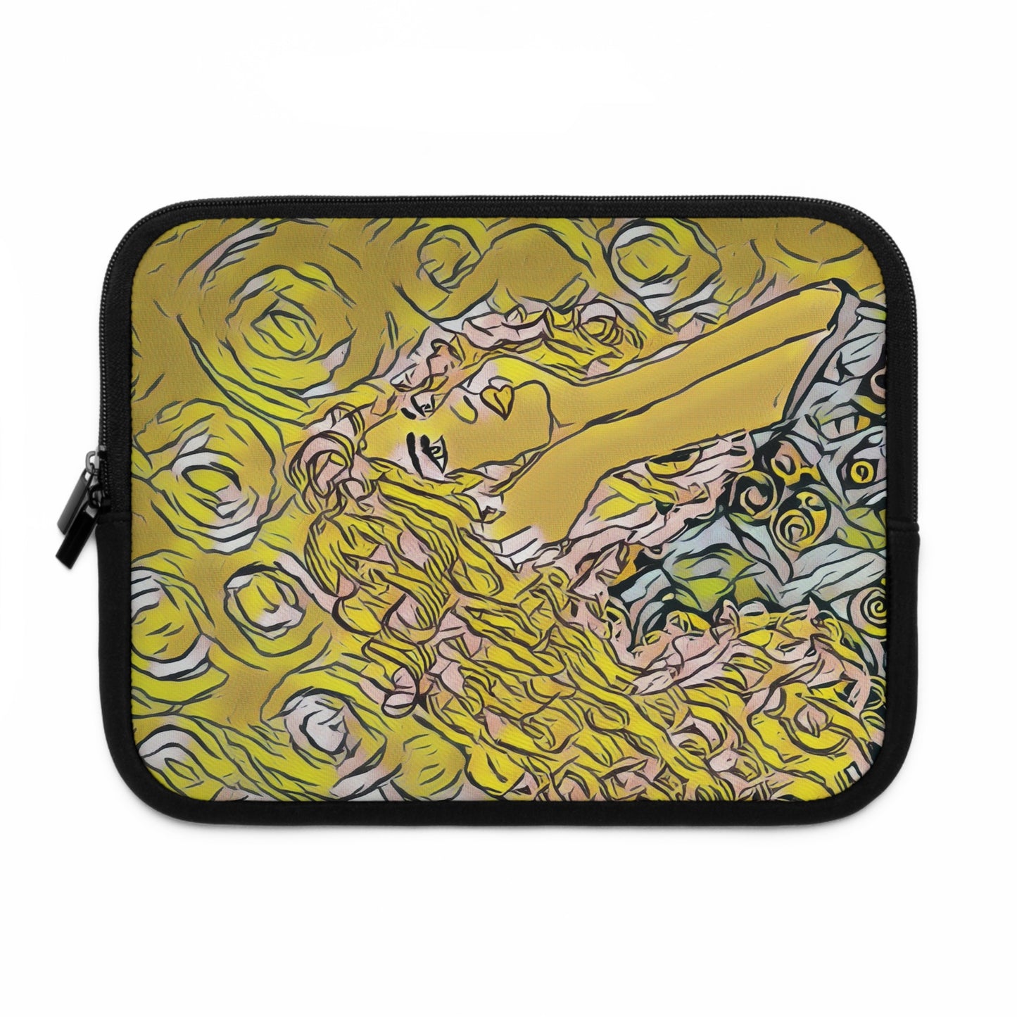 Laptop Sleeve -Modern Digital Calligraphy Art Design