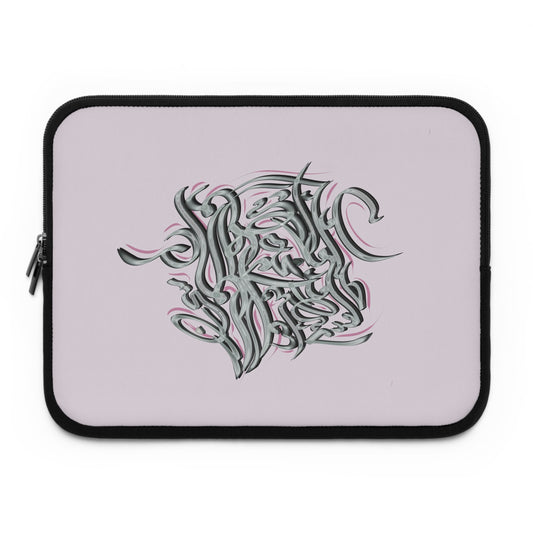 Laptop Sleeve - Modern Calligraphy  Design