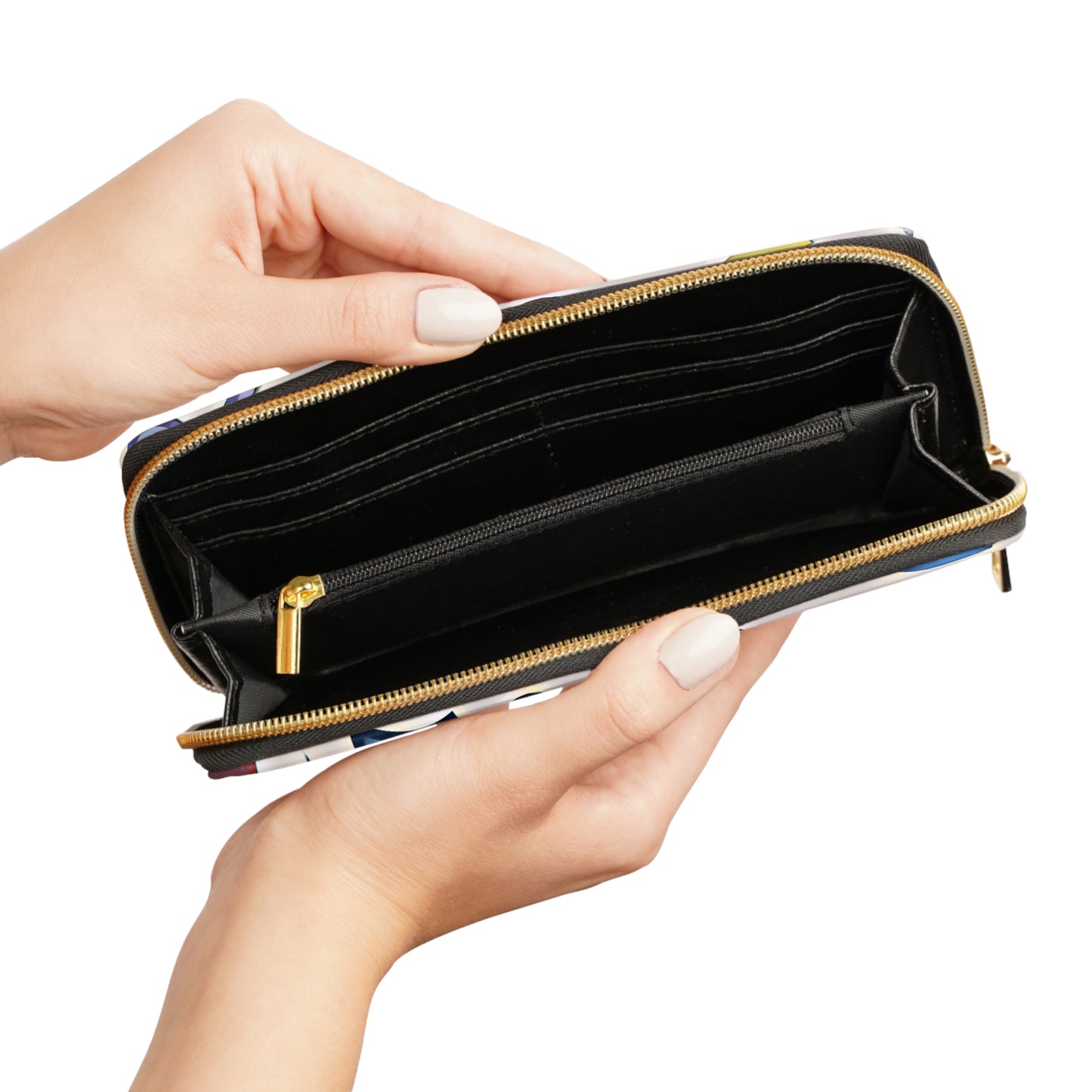 Calligraphy Zipper Wallet