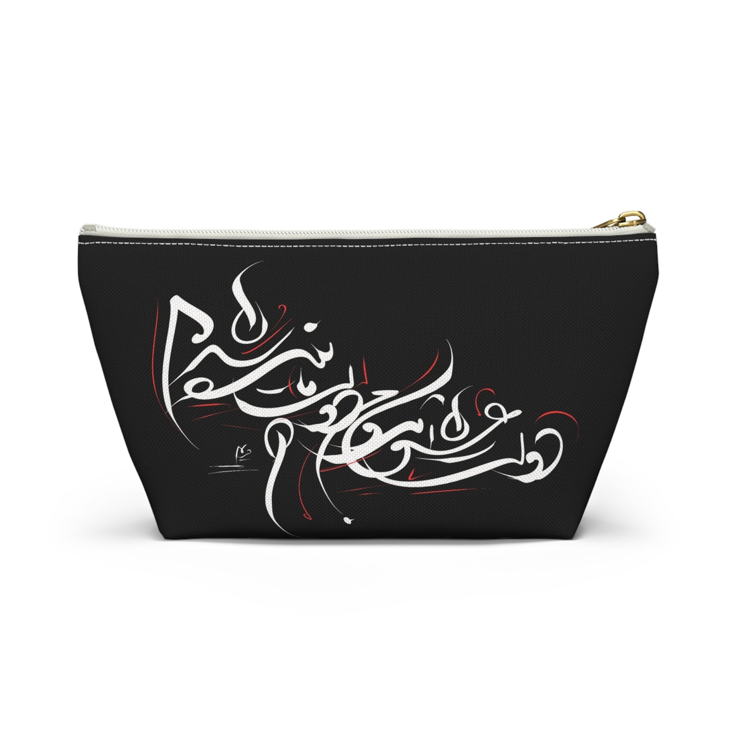 . Persian calligraphy Accessory Pouch w T-bottom