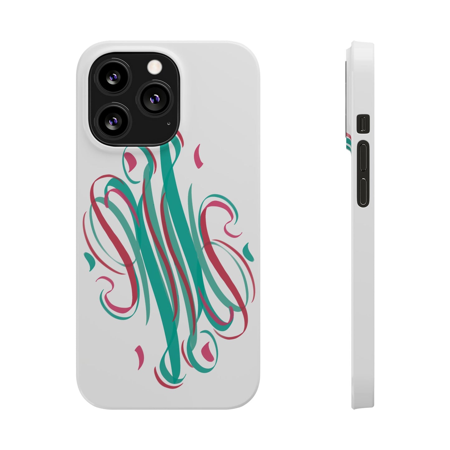 Spring inspired Modern Art  Slim Phone Case -,