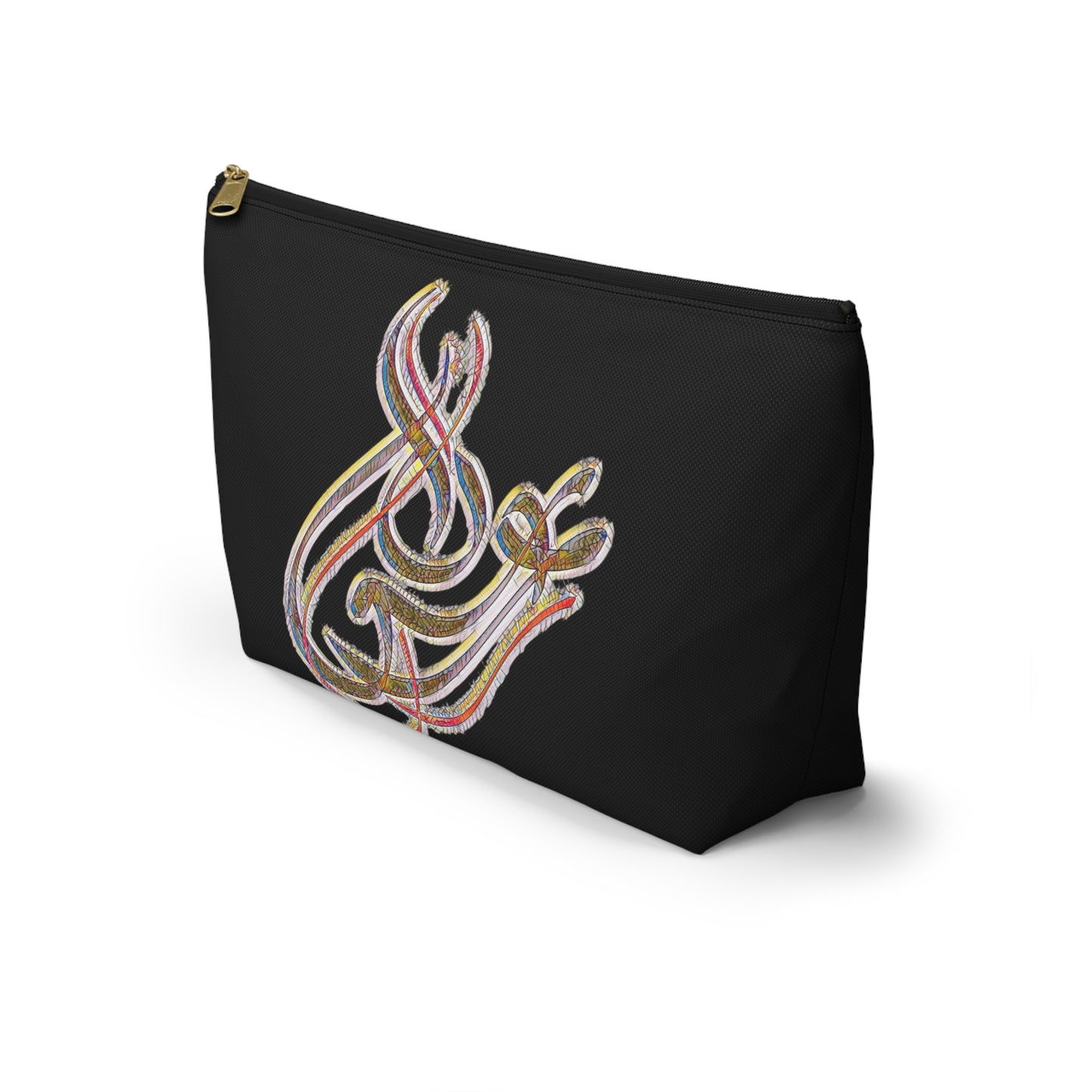 Persian calligraphy Accessory Pouch w T-bottom