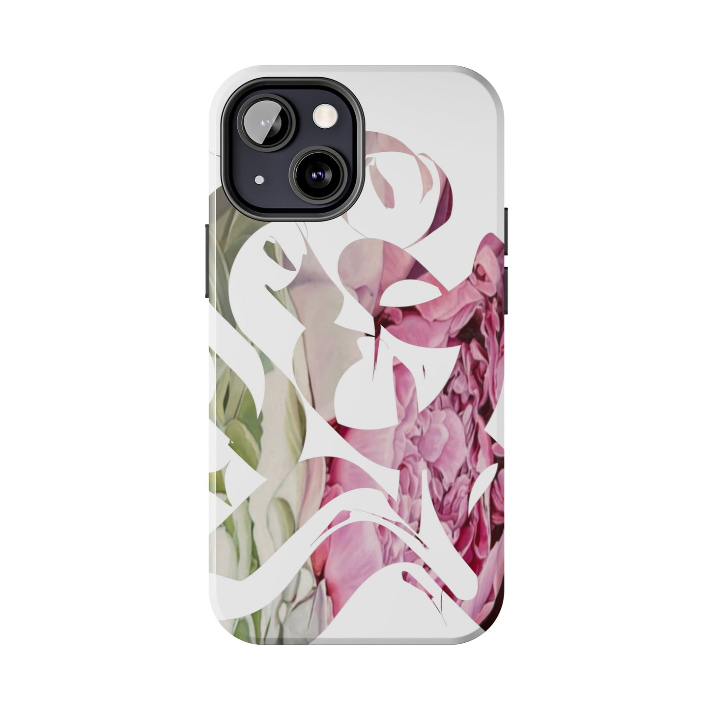 Phone Case - Garden Persian Calligraphy Design in Grey