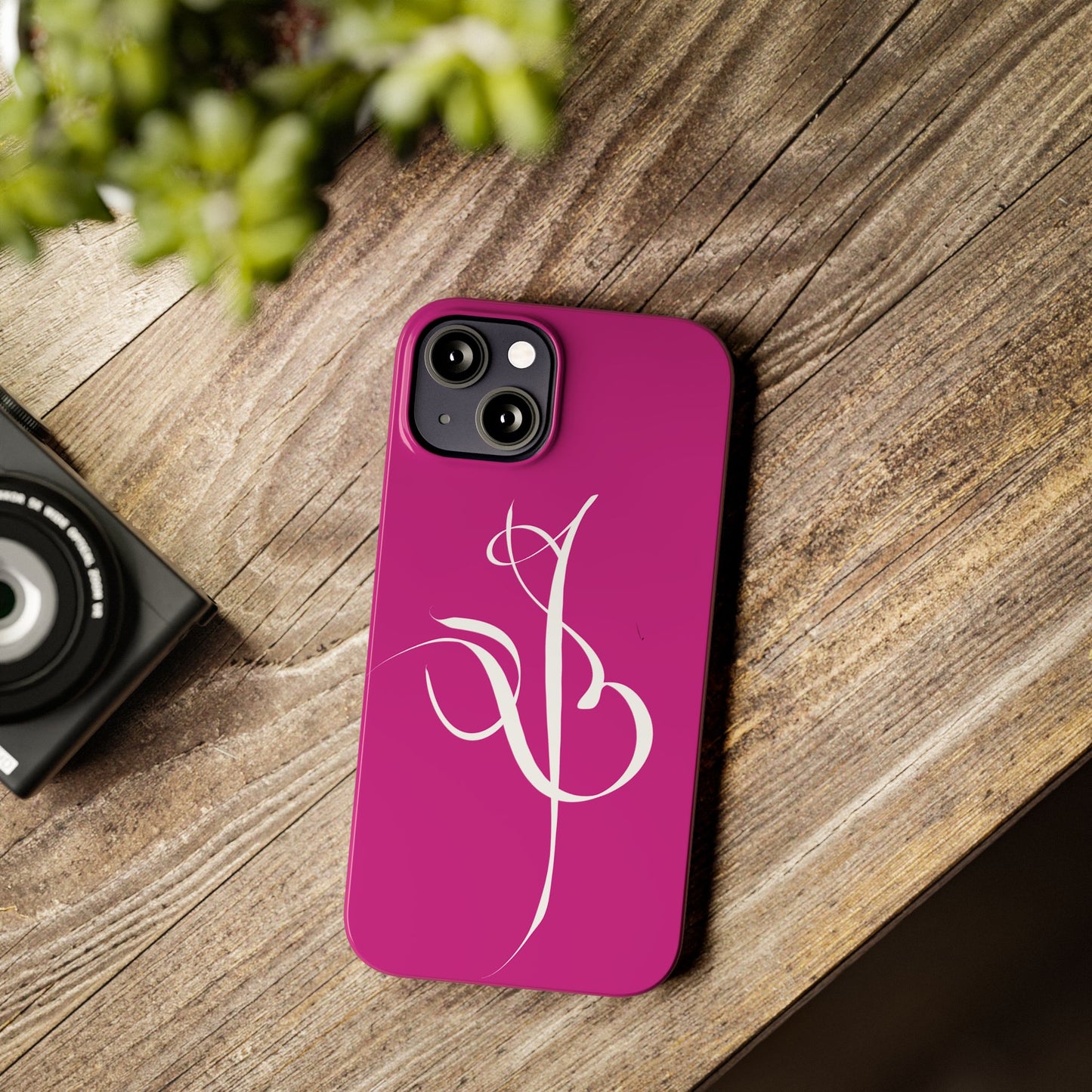Modern Calligraphy Slim Phone Case -Eshgh (LOVE)
